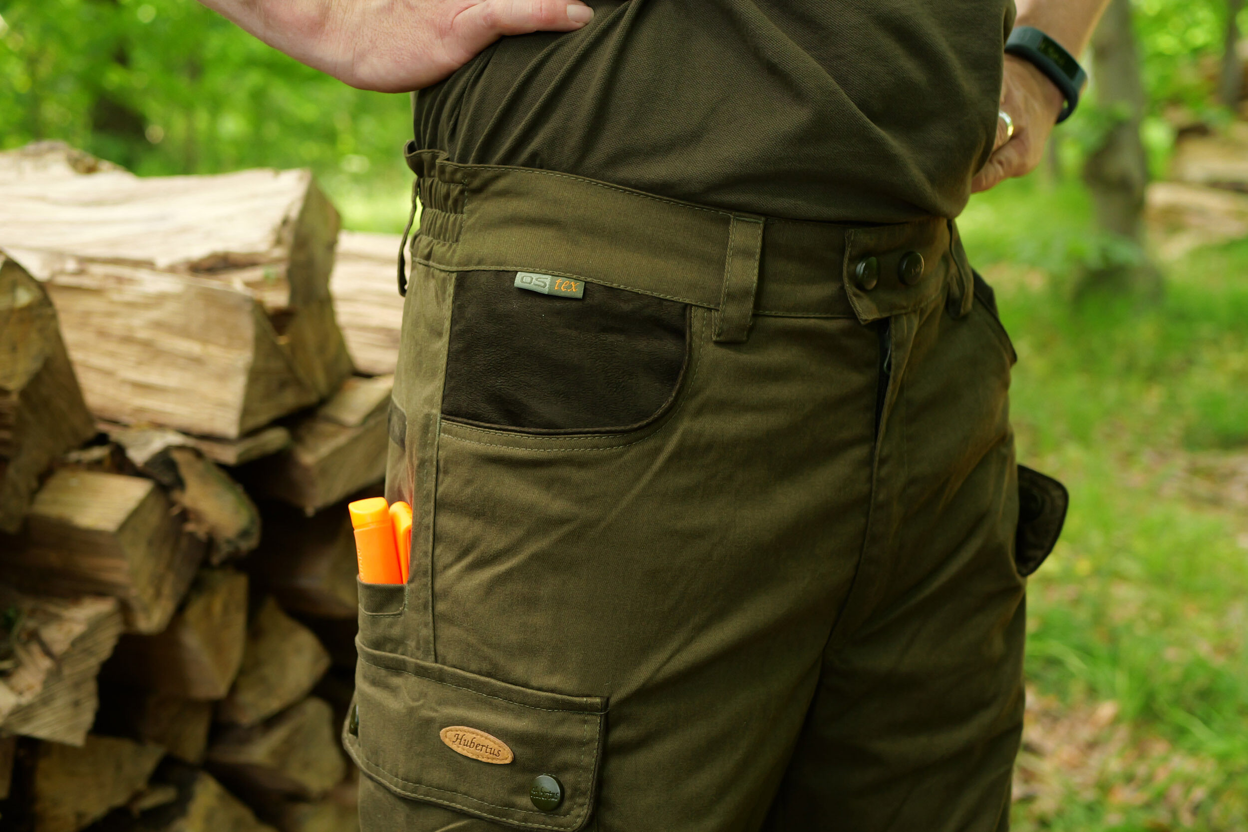 Hubertus Outdoorhose OS 30 Membrane Hirschfänger (oliv)