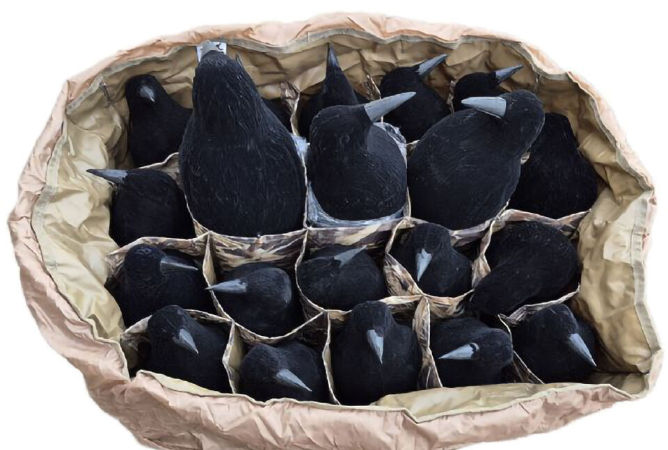 Transporttasche für Lockkrähen 20 Fächer (Camo)