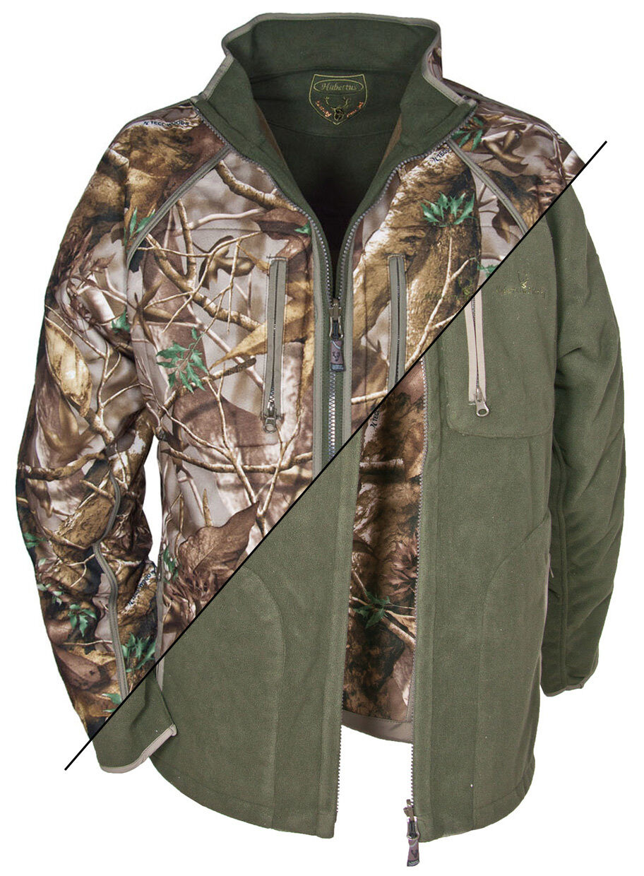 Hubertus Wende Fleece Jacke Pirsch (braun/camo) Hubertus Wende Fleece Jacke Pirsch (braun/camo)