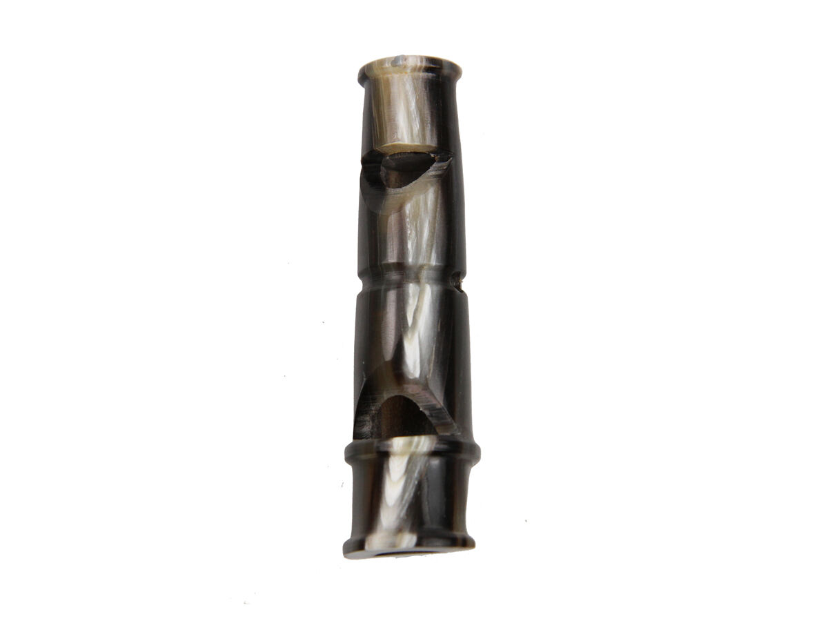 Hundepfeife Büffelhorn Kombi 8cm (Pfiff und Triller) Hundepfeife Büffelhorn Kombi 8cm (Pfiff und Triller)
