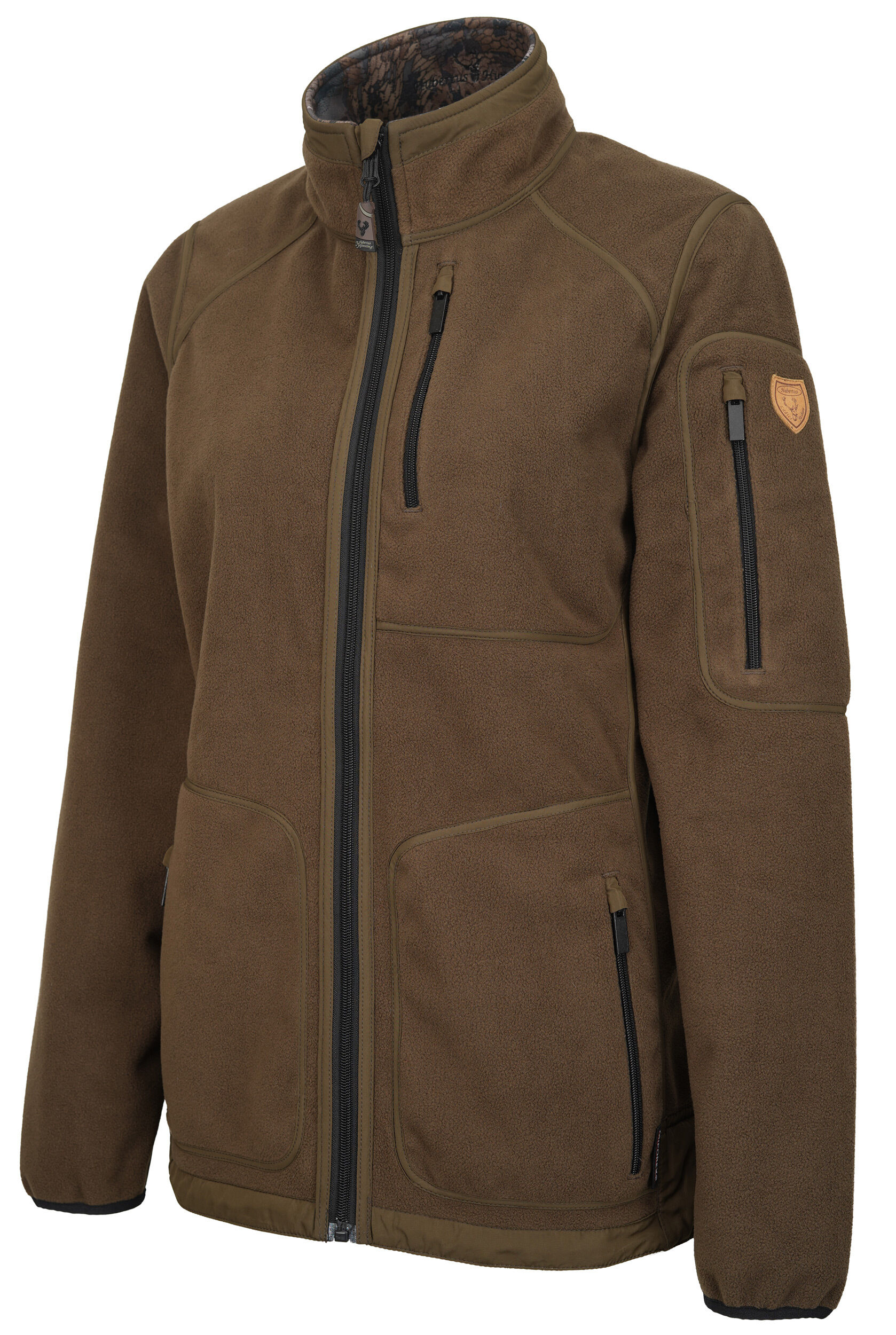 Hubertus Damen-Tarnwendefleecejacke Pirsch 2 (oliv/braun tarn)