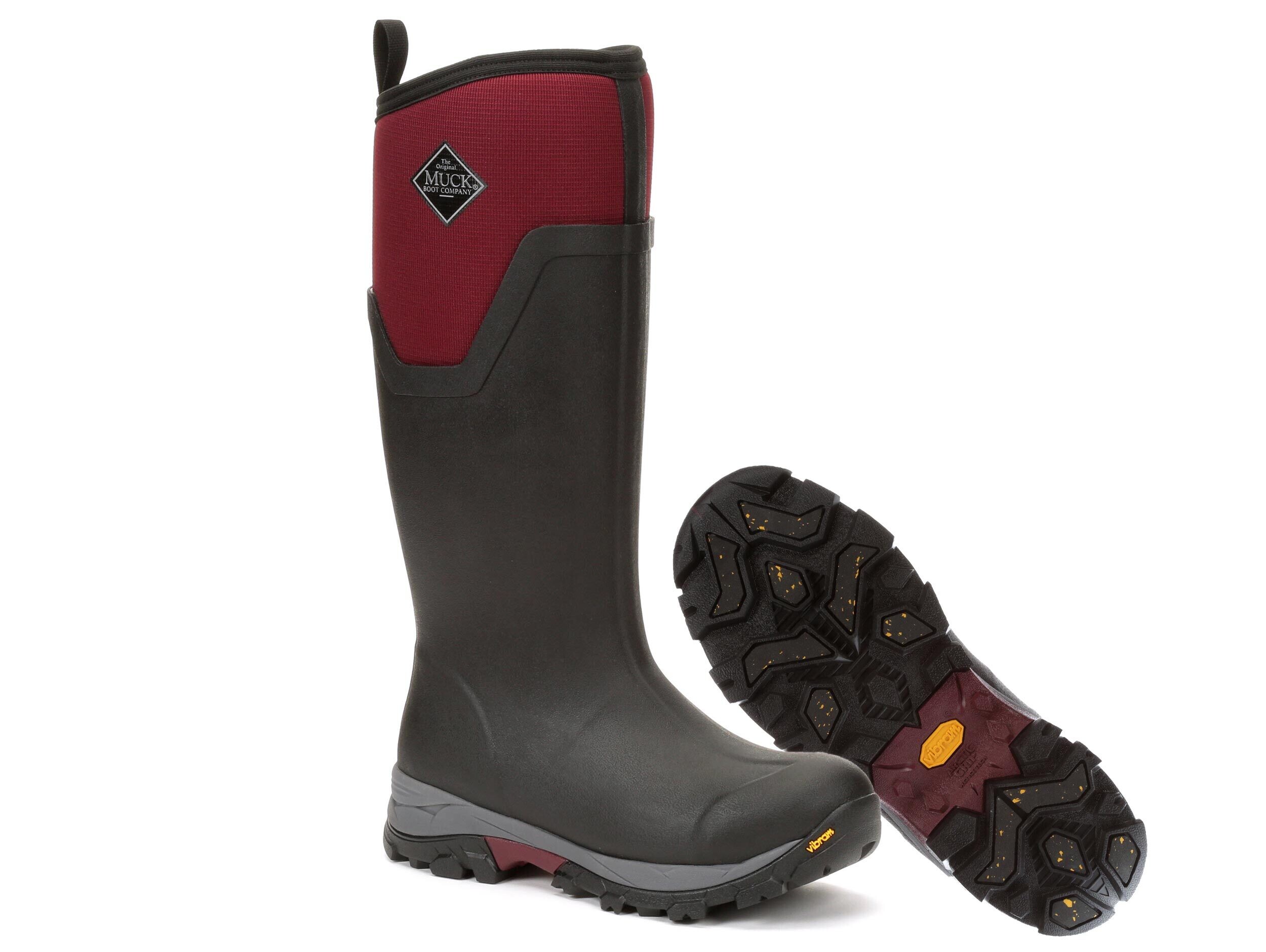 Muck Boot Arctic Ice Lady Tall Damengummistiefel (black/maroon)
