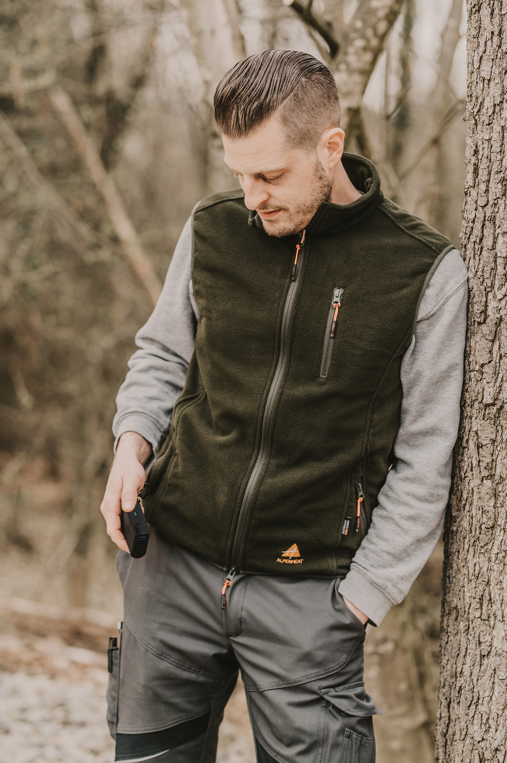 Alpenheat Heizweste FireVest AJ4G mit App (grün)