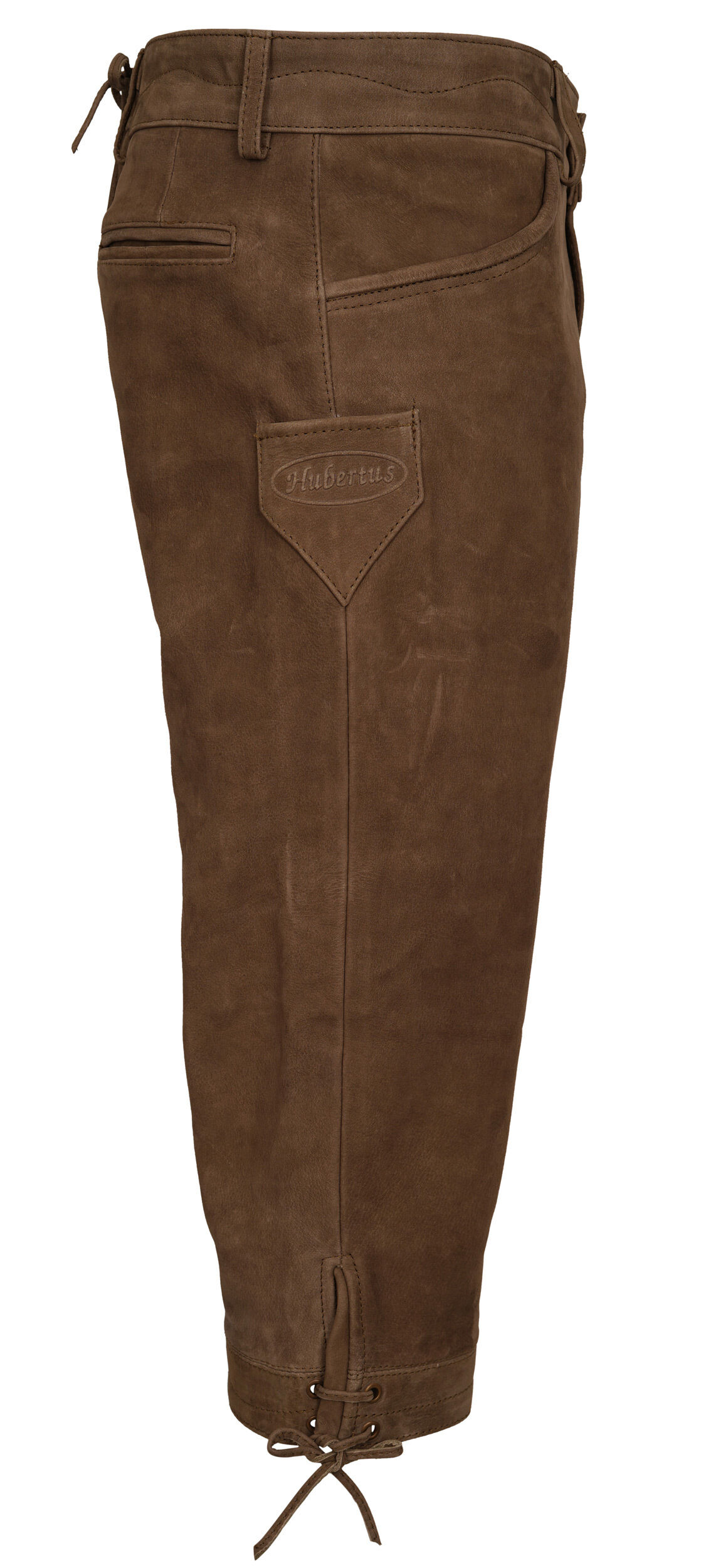 Hubertus Lederkniebundhose (oliv)