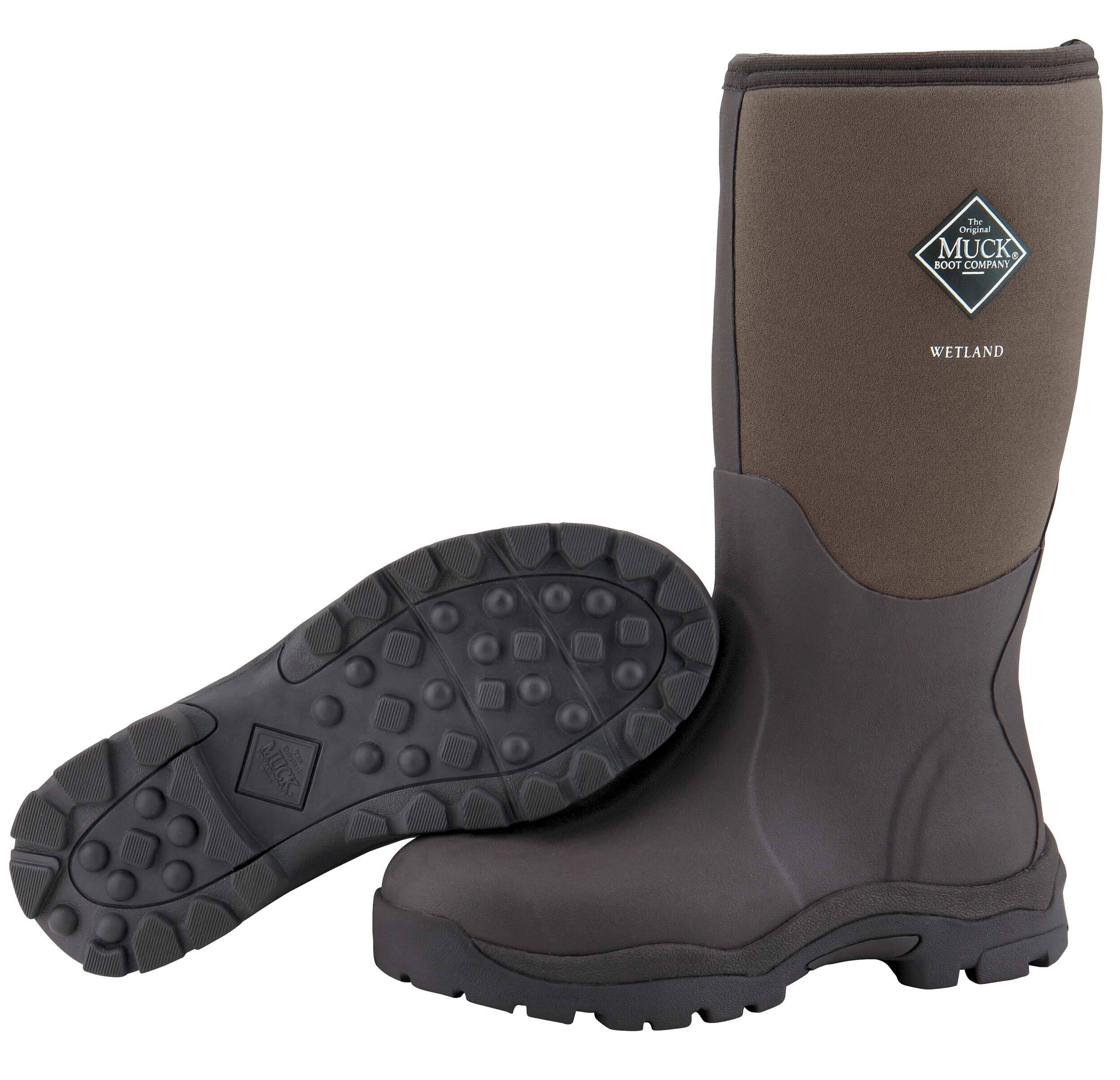 Muck Boot Womens Wetland Damengummistiefel (Tan/Bark)