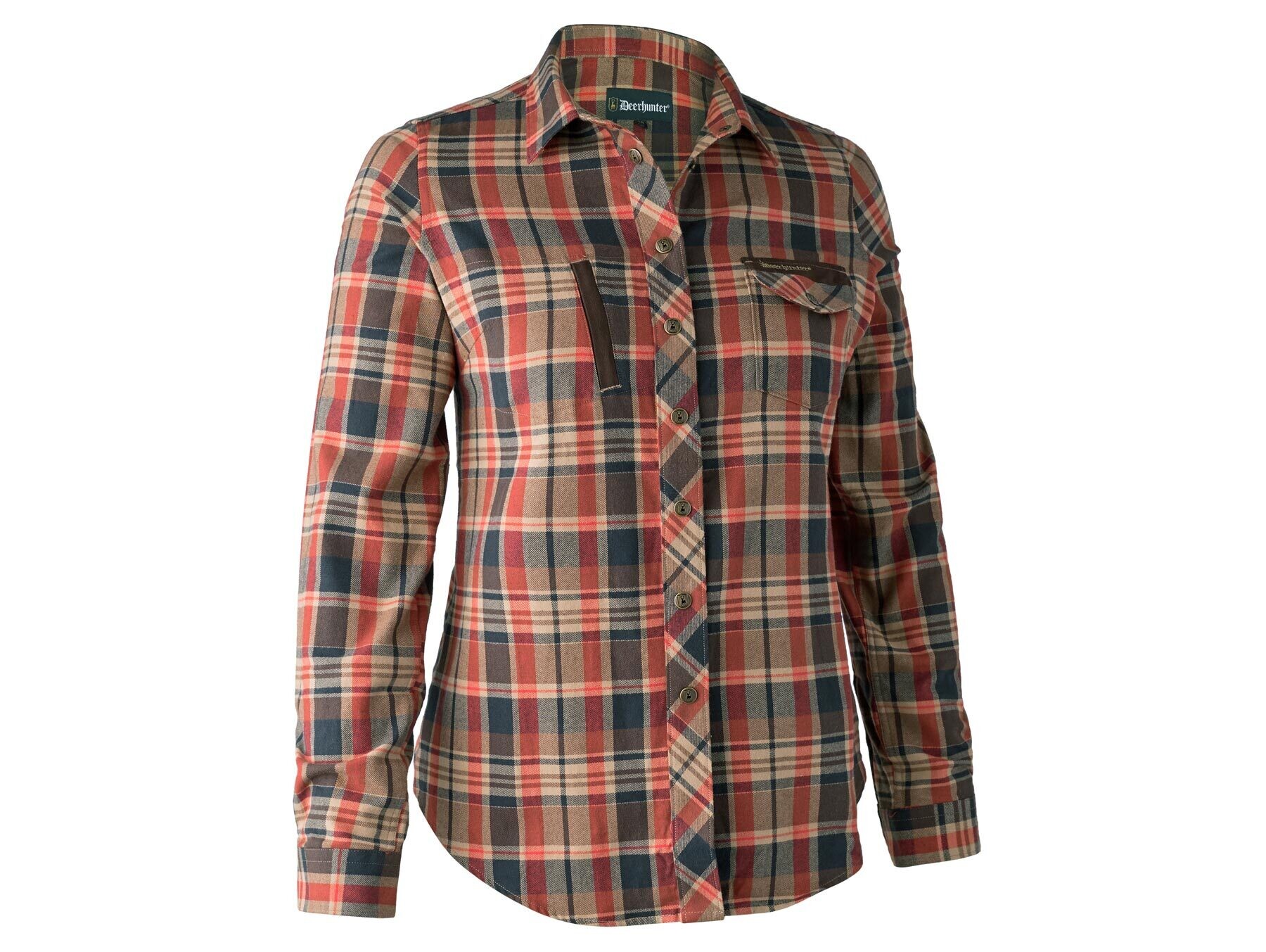 Deerhunter Lady Athena Bluse (Orange Check)