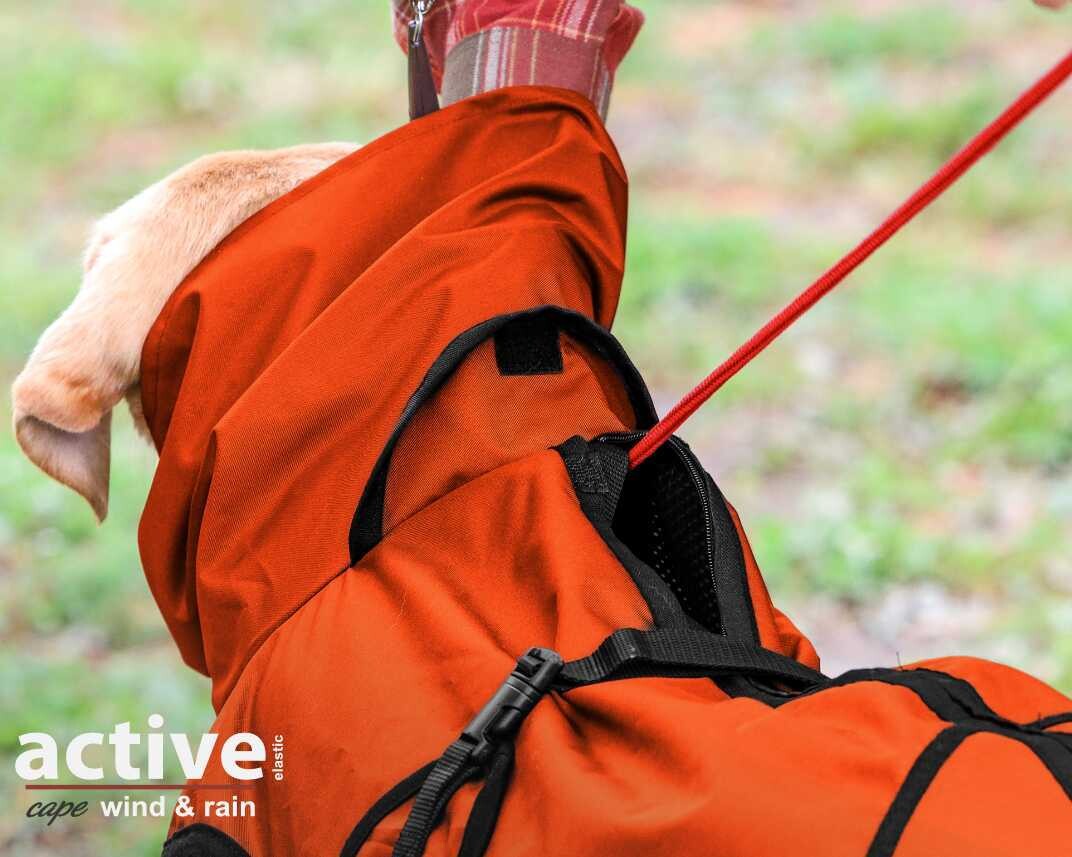 Actionfactory Active Cape Wind & Rain Elastic Regenschutz (Orange) Actionfactory Active Cape Wind & Rain Elastic Regenschutz (Orange)