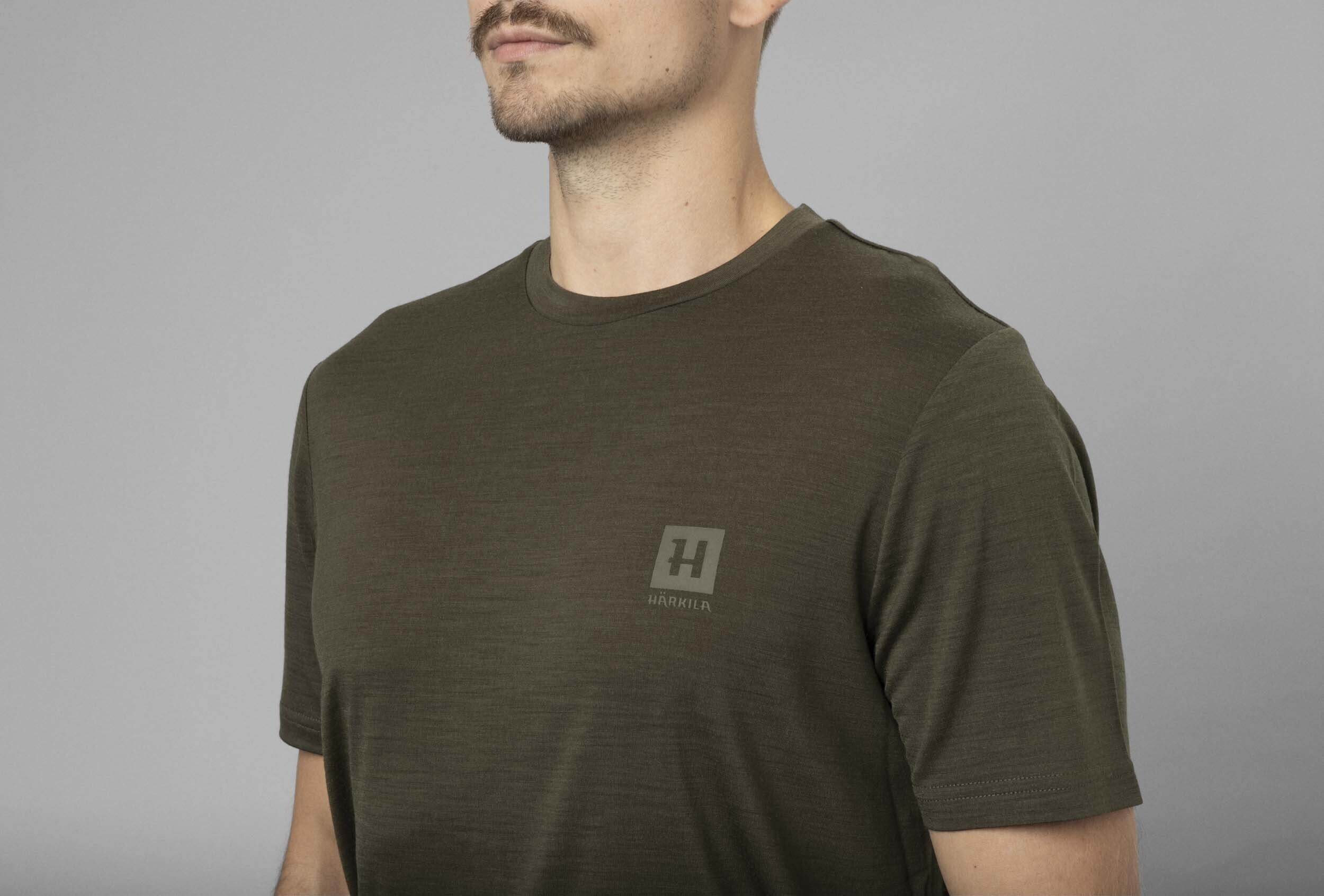 Härkila Base All Season S/S Merino-T-Shirt (Willow green)