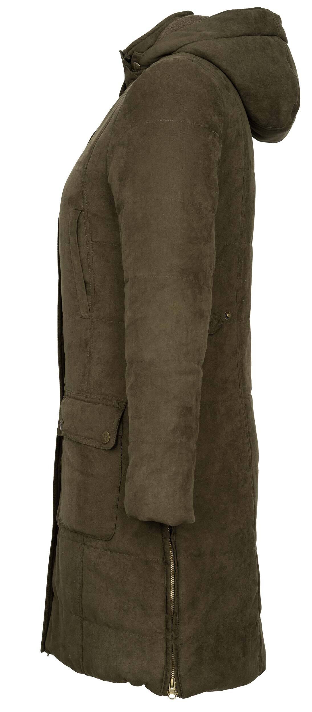 Hubertus Damenmantel Micro Primaloft (dunkelgrün)