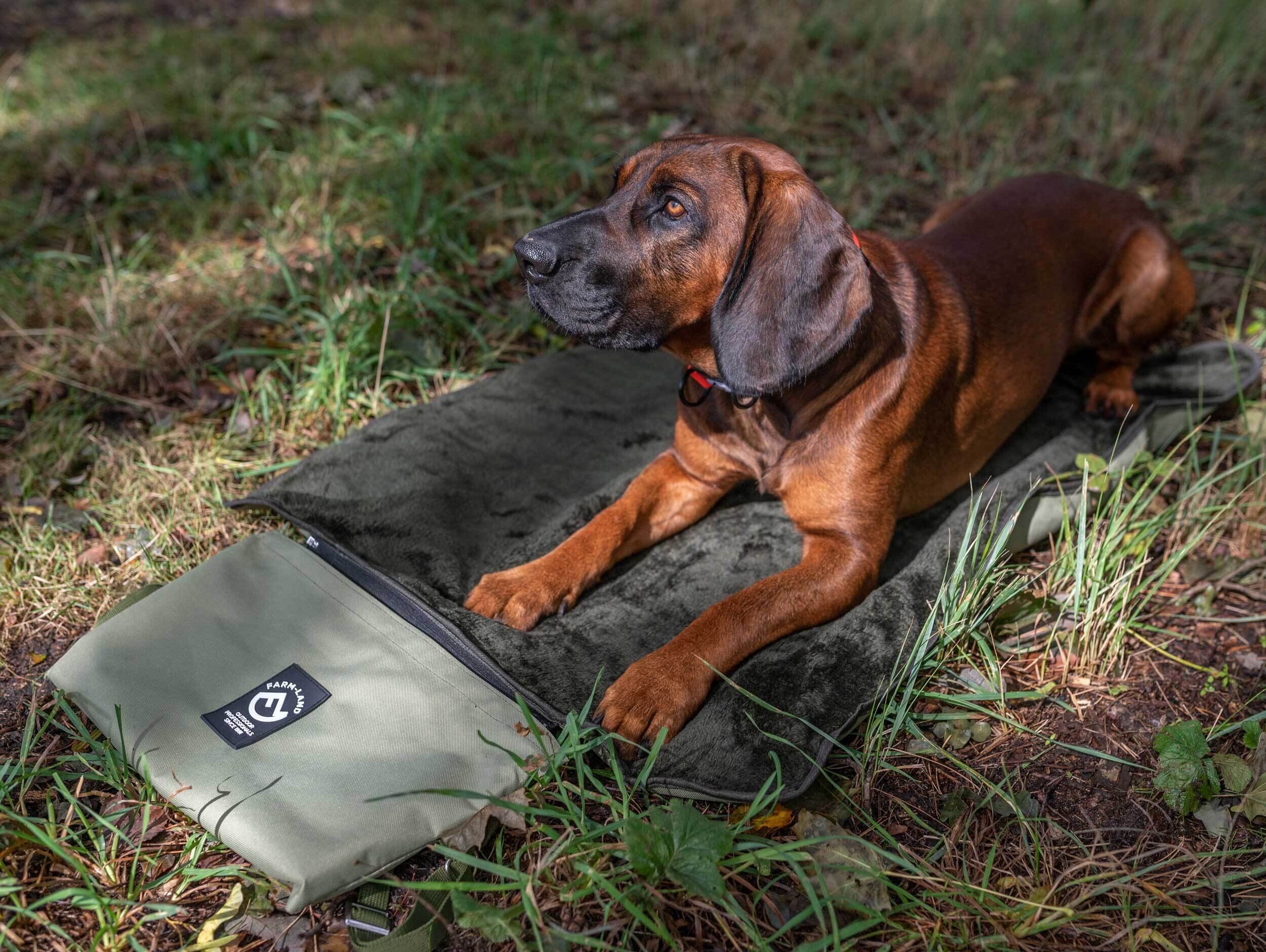 Outdoor-Hundebett mit Tasche