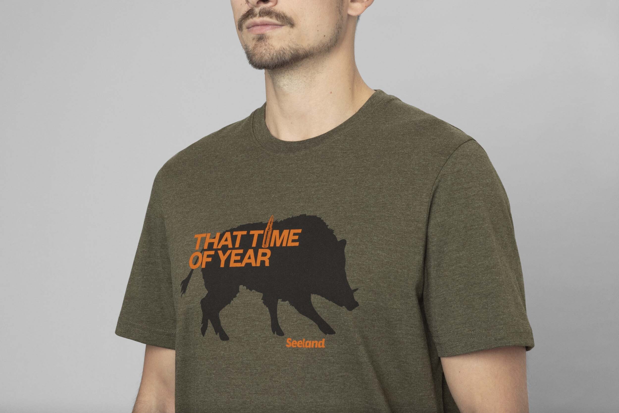 Seeland That Time T-Shirt (Pine green melange) Seeland That Time T-Shirt (Pine green melange)