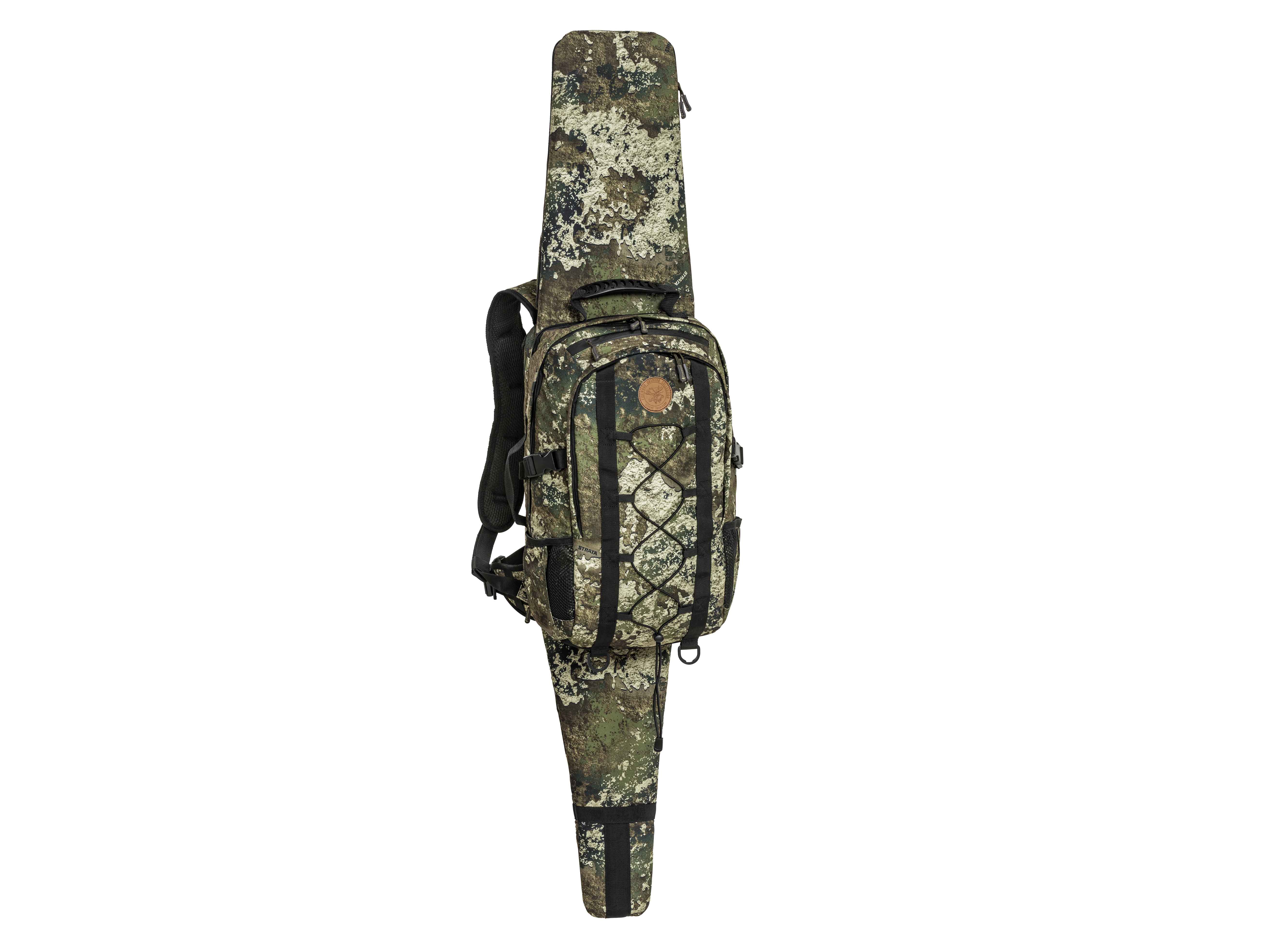 Pinewood Hunting Camou Rucksack-Gewehrfutteral, 22 l (Strata Camo)