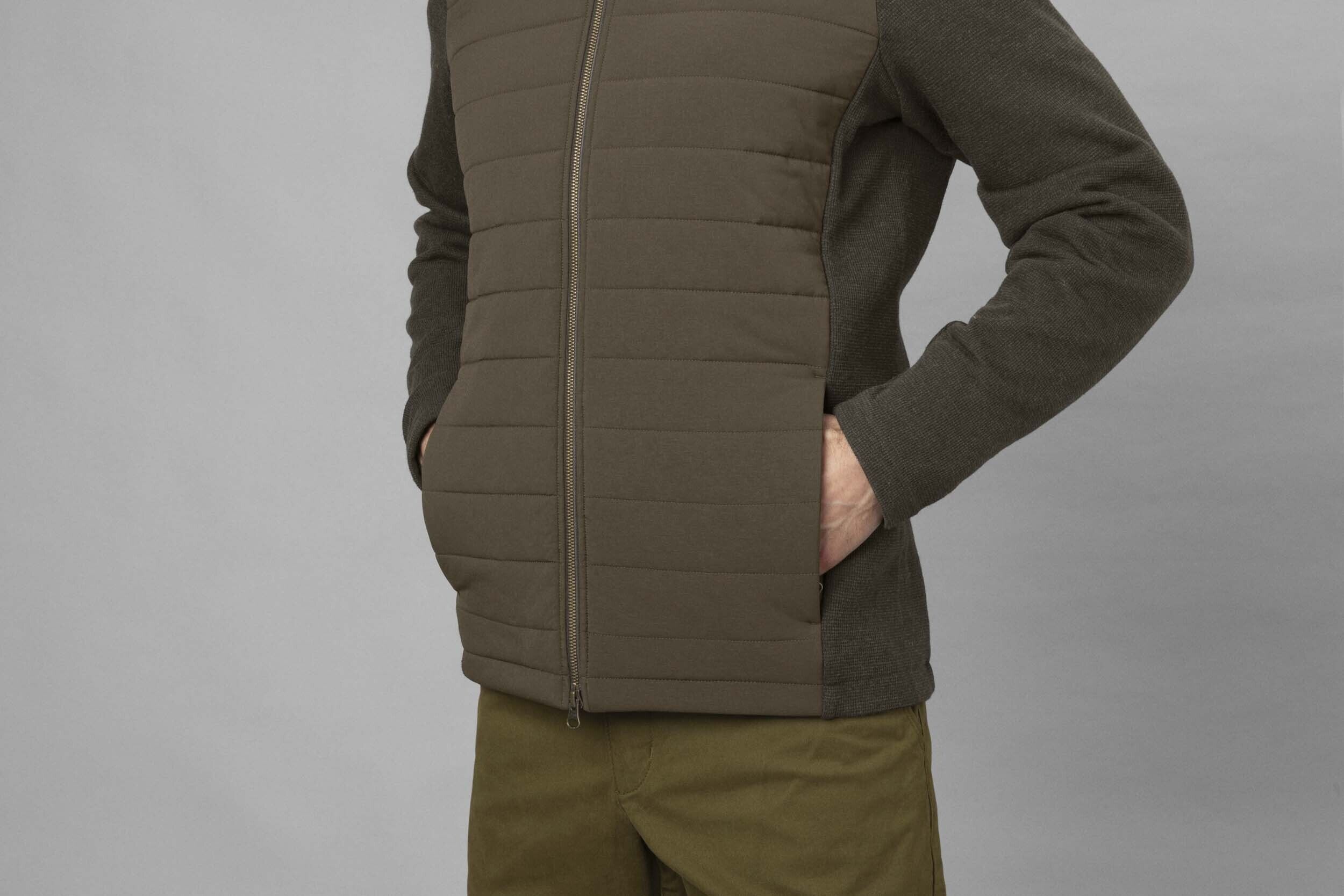 Härkila Sandhelm Pro Insulated Cardigan (Willow green) Härkila Sandhelm Pro Insulated Cardigan (Willow green)