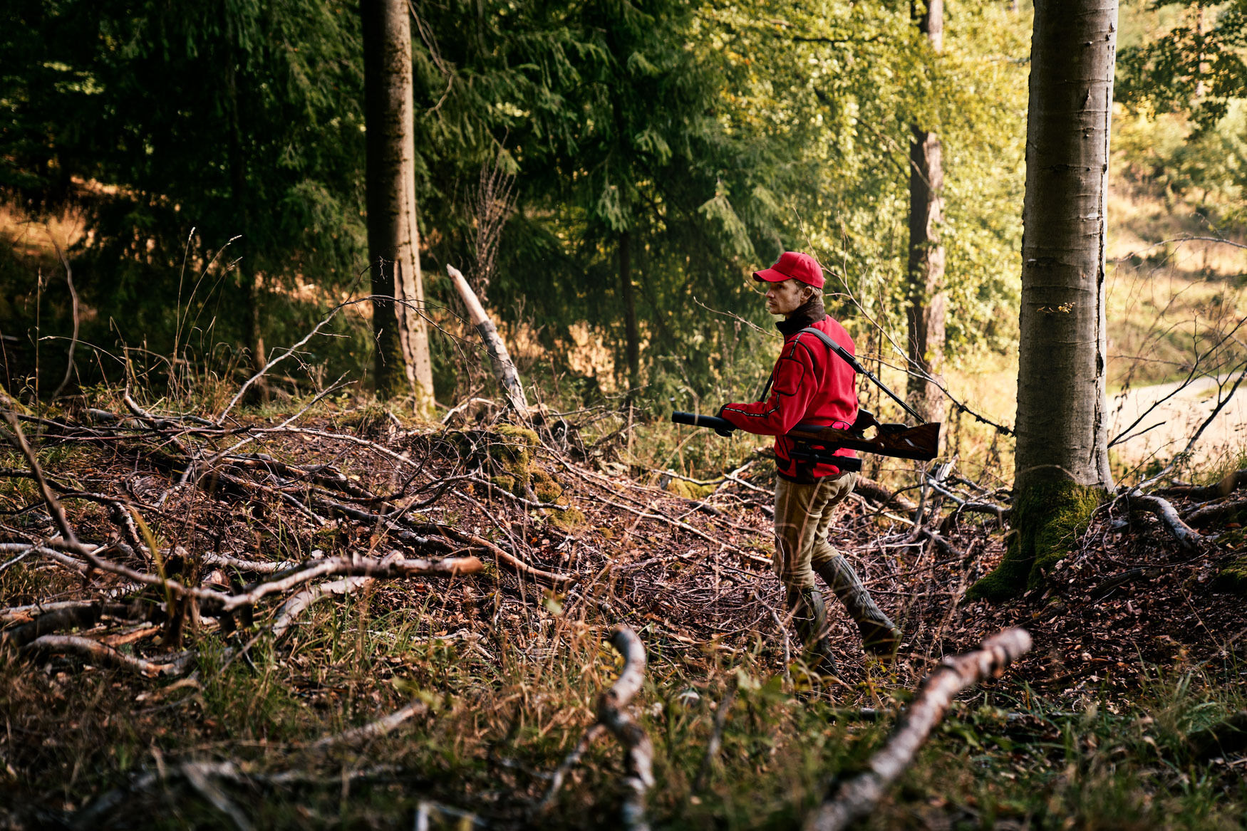 Härkila Kamko Regal Fleece-Wendejacke (Red/Brown)