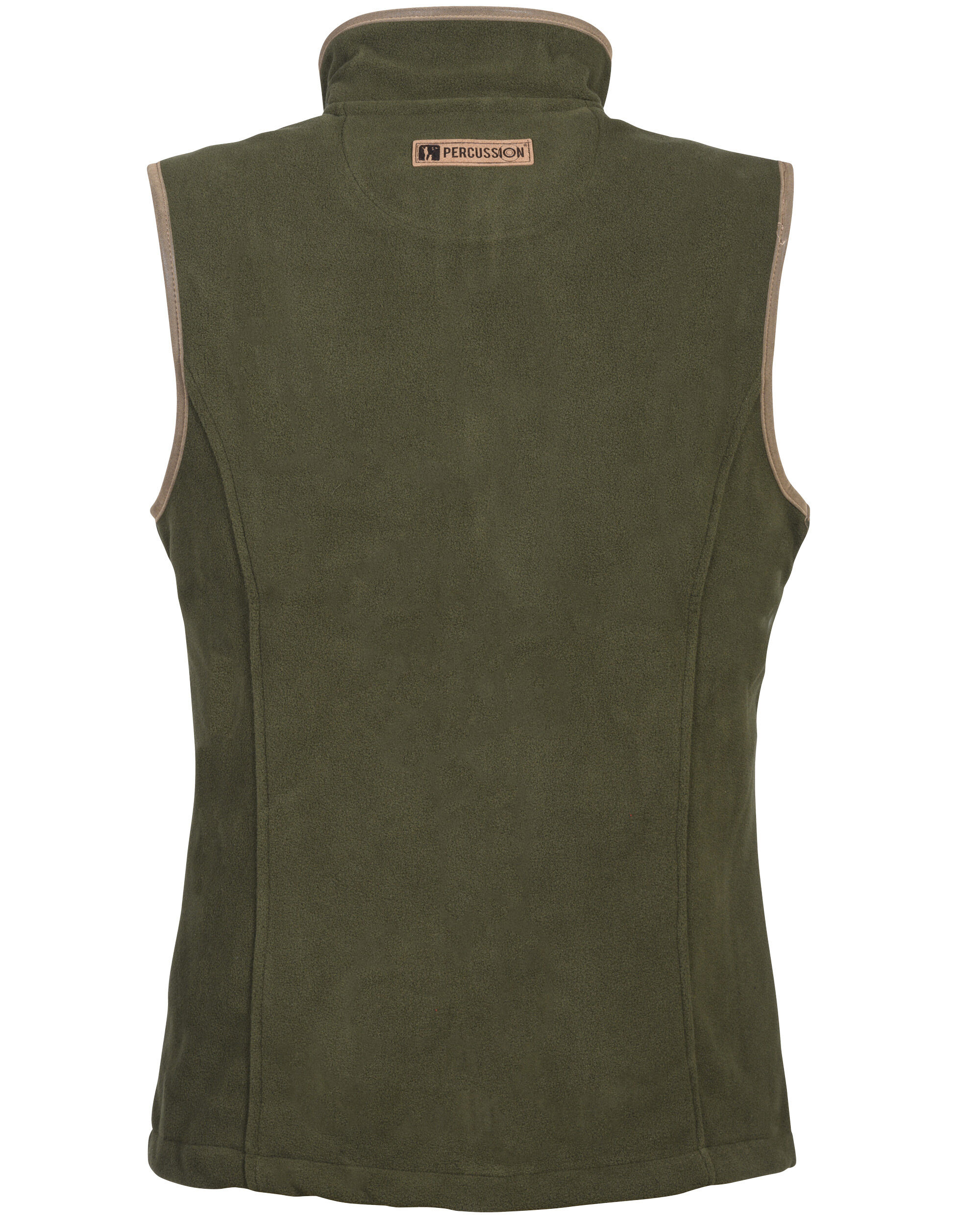 Percussion Damen-Fleeceweste Schottland (khaki)