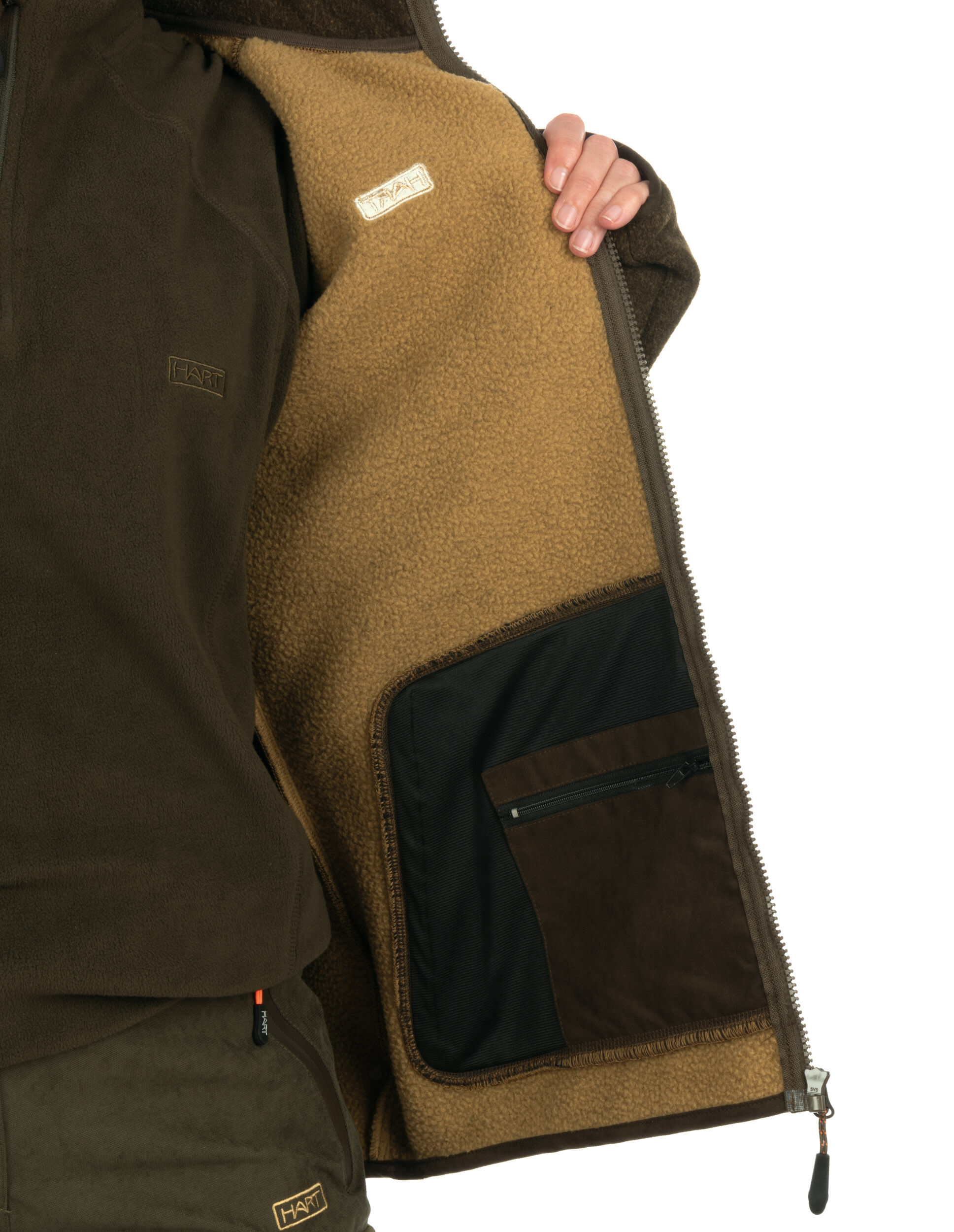 Hart Damen-Fleecejacke Gredos-S (Braun)
