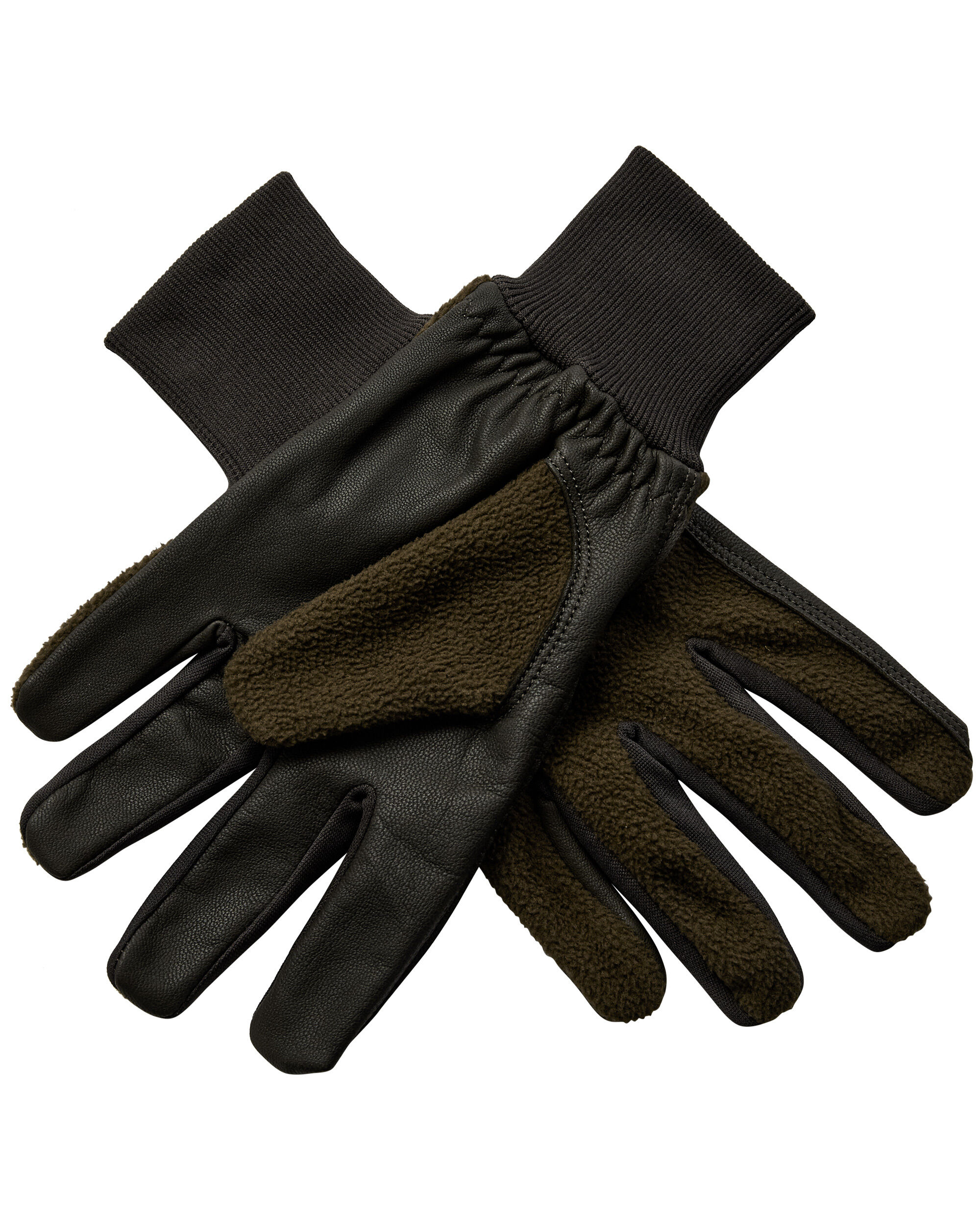 Deerhunter Lederfleecehandschuhe (Green)