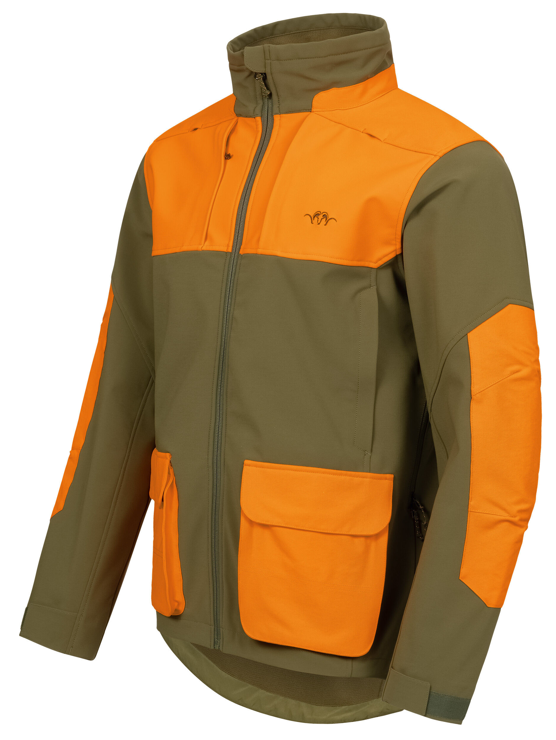 Blaser Tackle Softshelljacke (dunkel oliv/blaze orange) Blaser Tackle Softshelljacke (dunkel oliv/blaze orange)