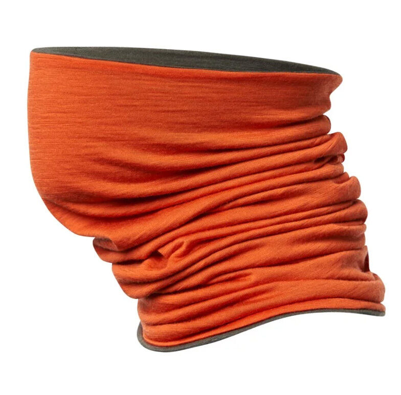 Thermowave Merino-Wendeschal (grün-orange)