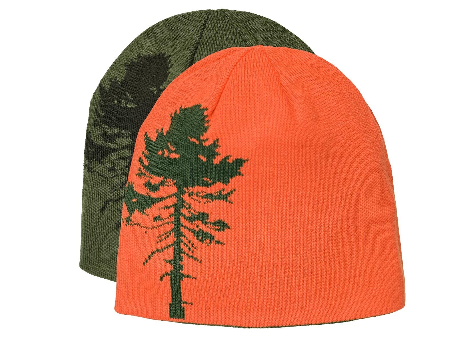 Pinewood Tree Wende-Mütze (Grün/Orange)