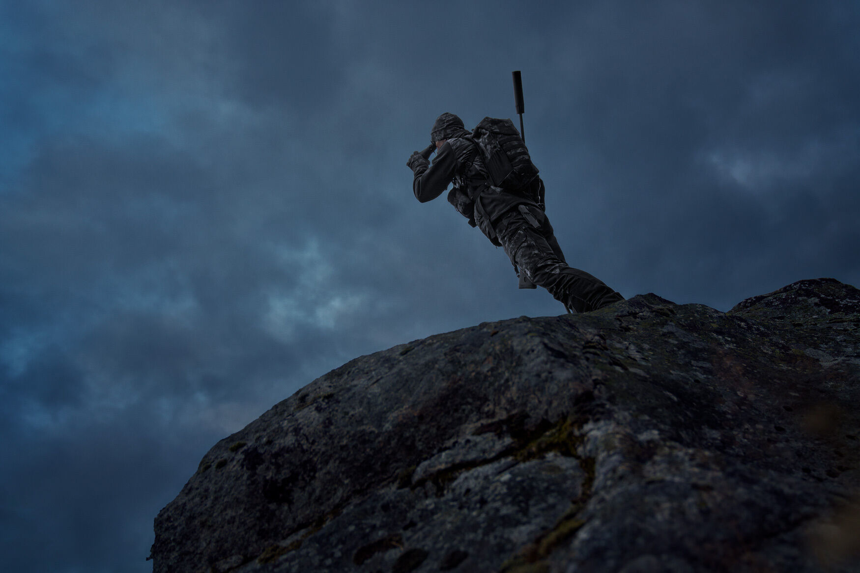 Härkila Noctyx Camo Hybridjacke (AXIS MSP Black)