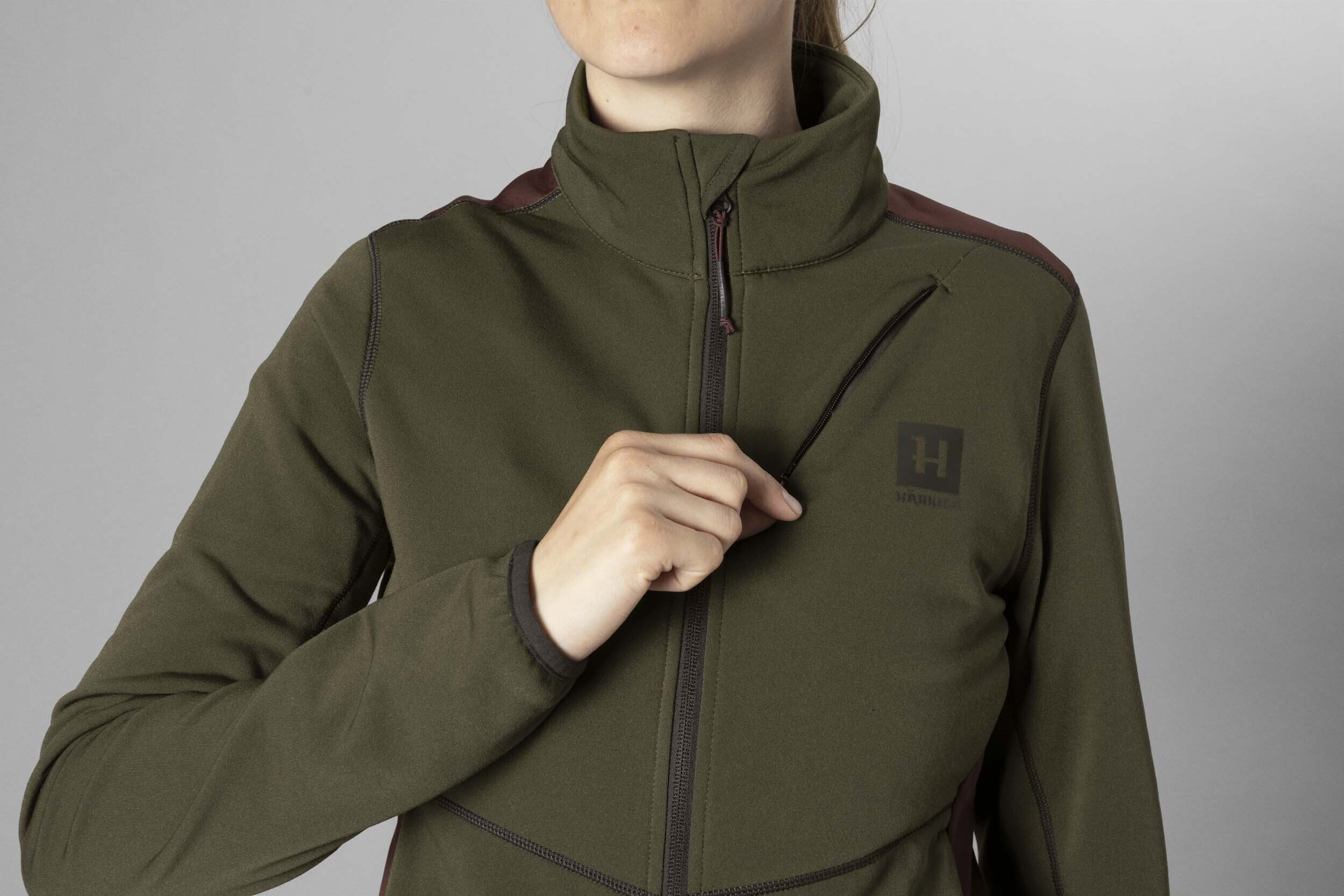 Härkila Oda Damen-Fleecejacke (Willow green) Härkila Oda Damen-Fleecejacke (Willow green)