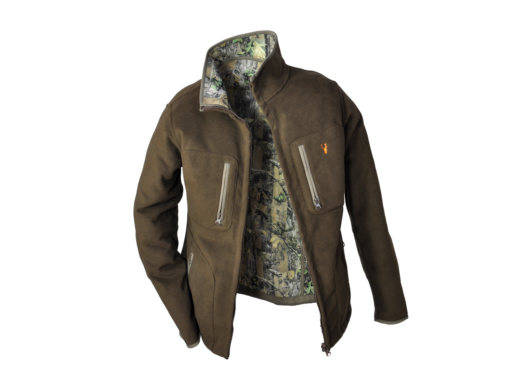 Hubertus Damen Wendefleecejacke Pirsch (grün /camo) Hubertus Damen Wendefleecejacke Pirsch (grün /camo)