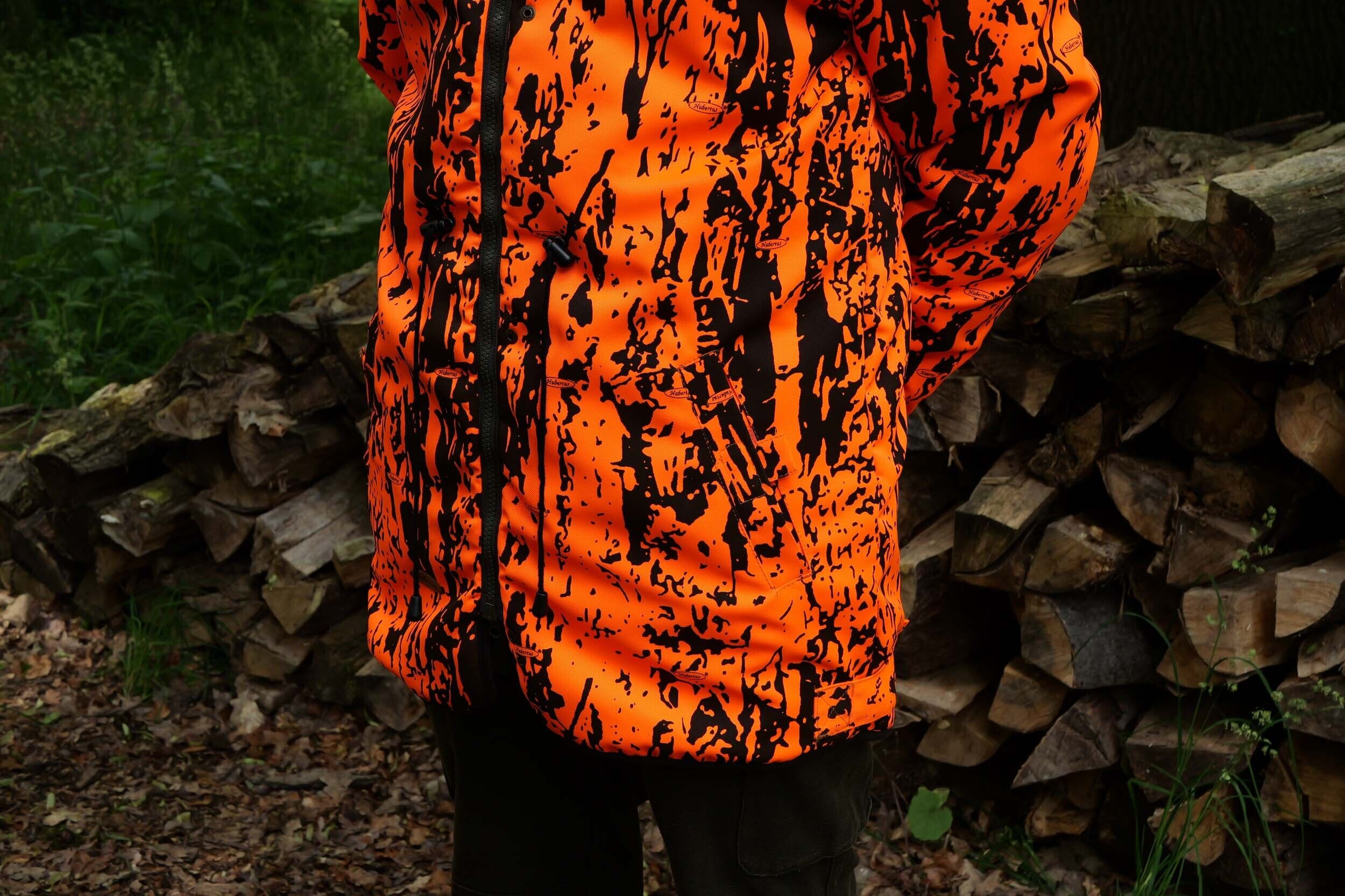 Hubertus Warn-Wende-Faserpelzjacke Drückjagd (oliv)