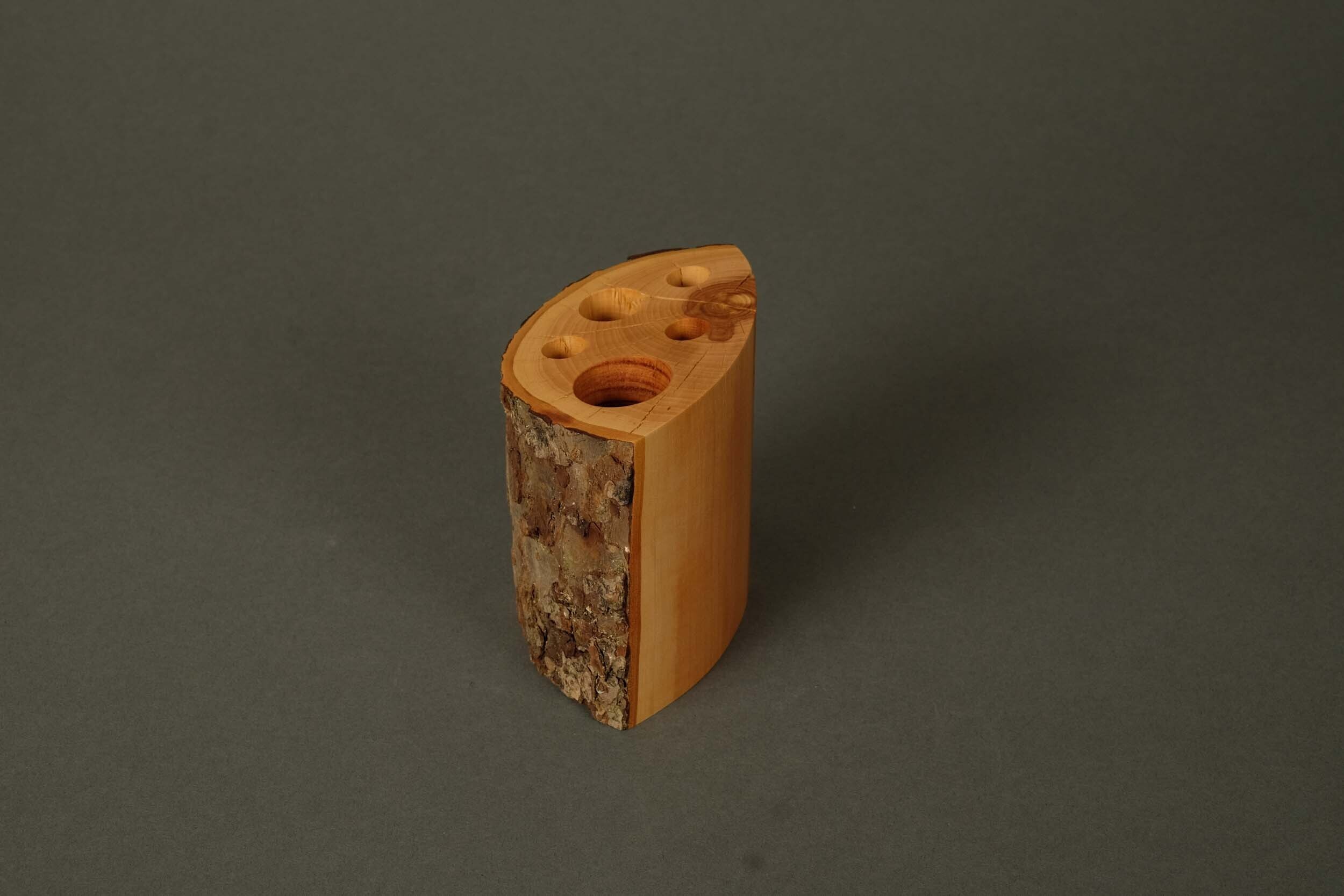 Edler Holz-Stiftehalter Stifthirt Nr. 9 (Apfel) Edler Holz-Stiftehalter Stifthirt Nr. 9 (Apfel)