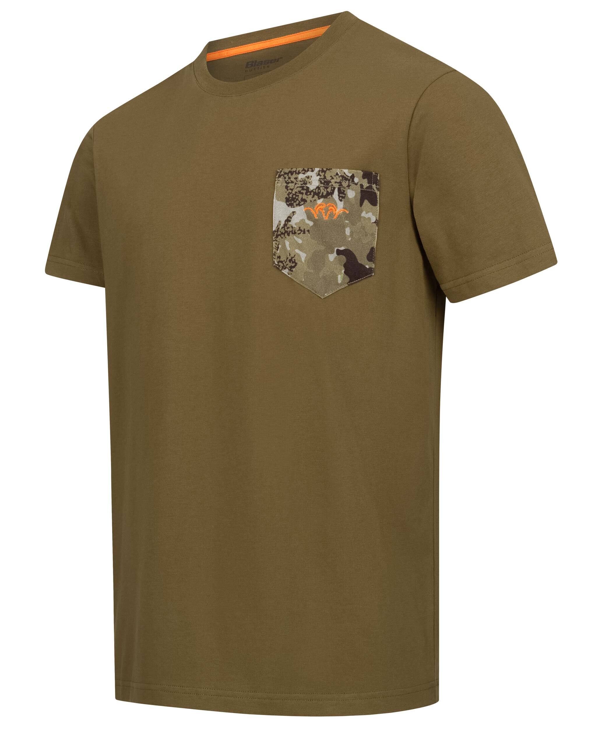 Blaser Camo Pocket T-Shirt 24 (dunkeloliv) Blaser Camo Pocket T-Shirt 24 (dunkeloliv)