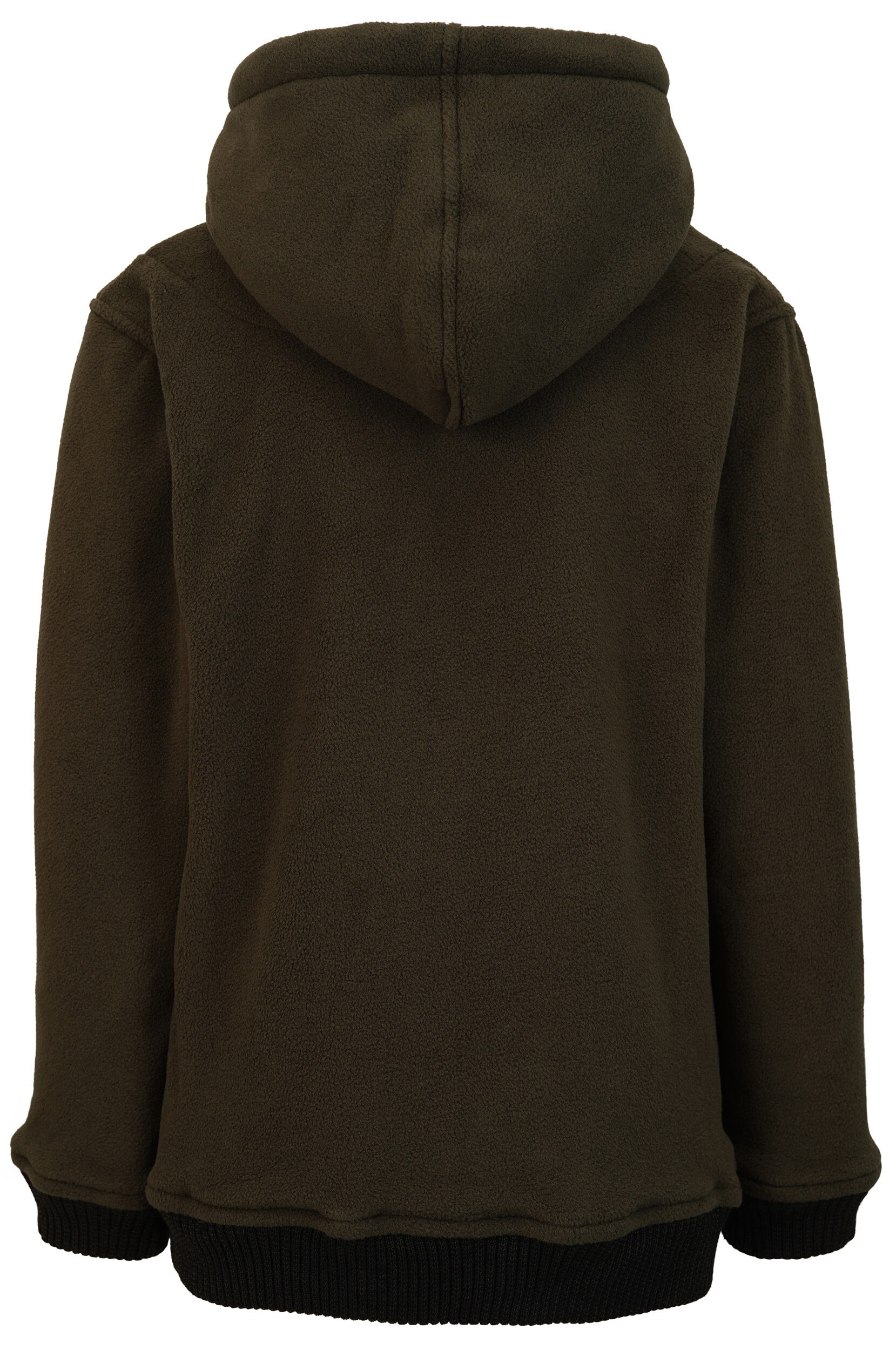 Hubertus Kinder-Fleecejacke mit Kapuze (oliv)