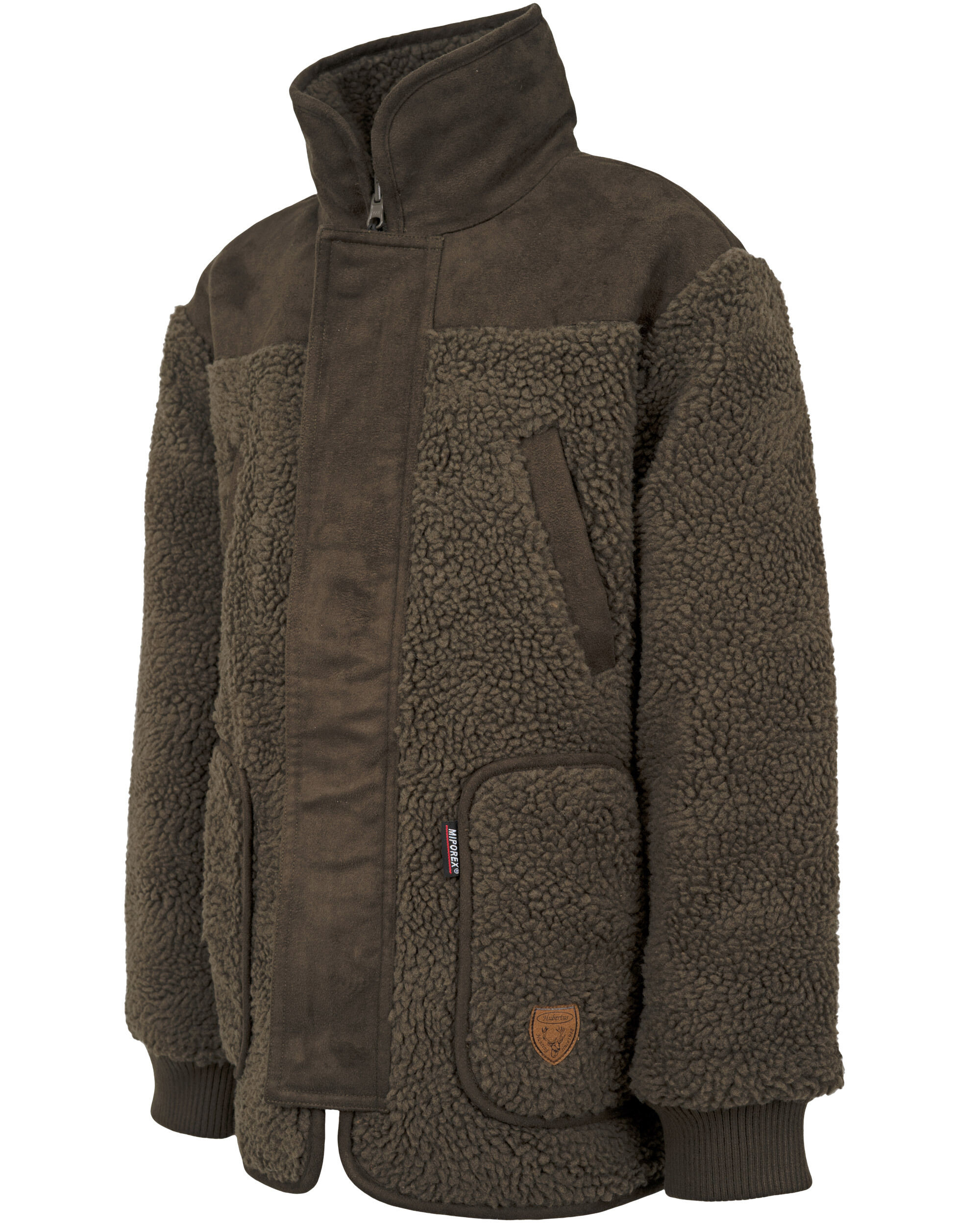 Hubertus Frischling Wende-Faserpelzjacke Kinder (orange/oliv)