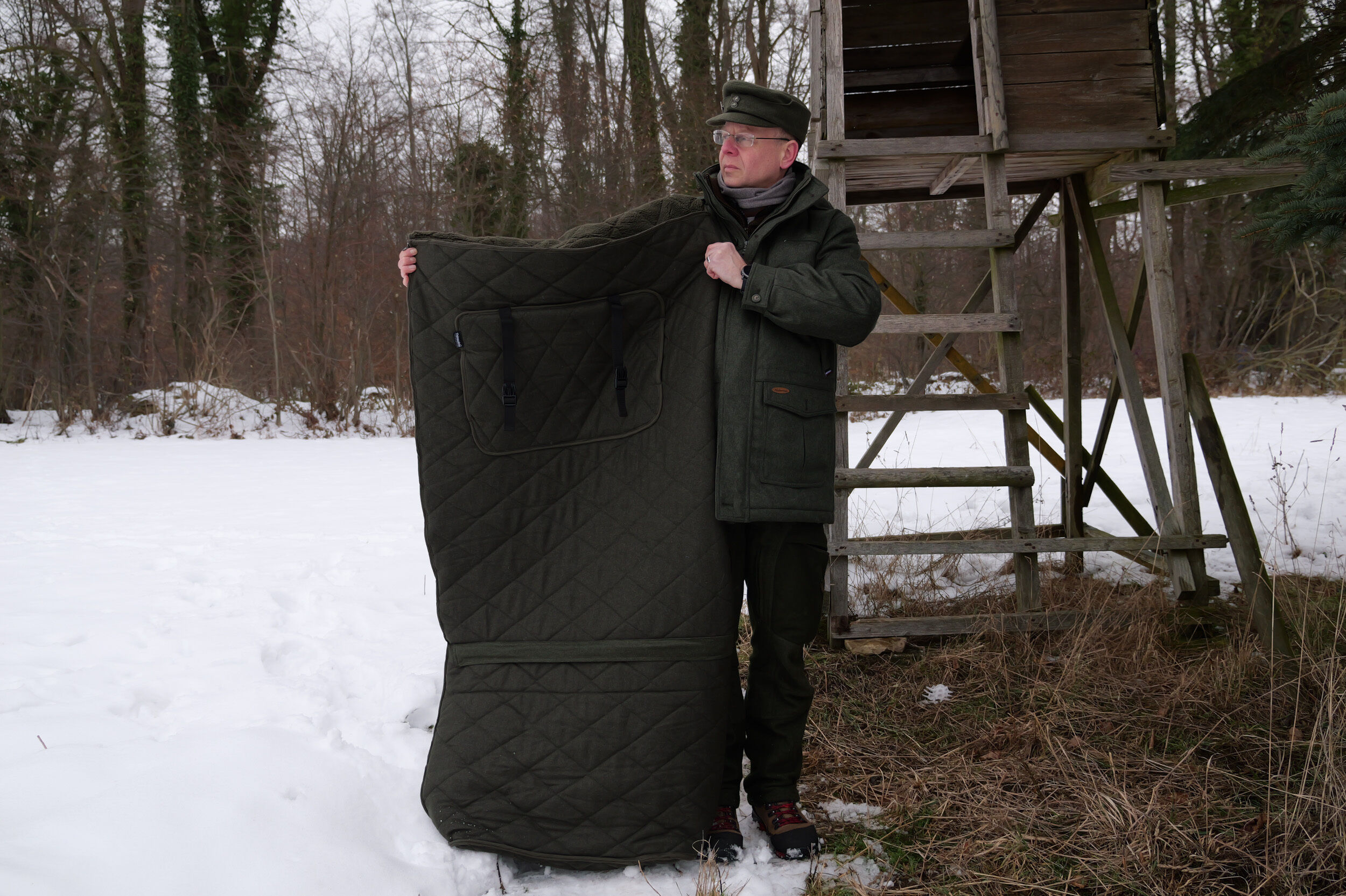 Hubertus Loden-Ansitzsack Forest mit Thinsulate