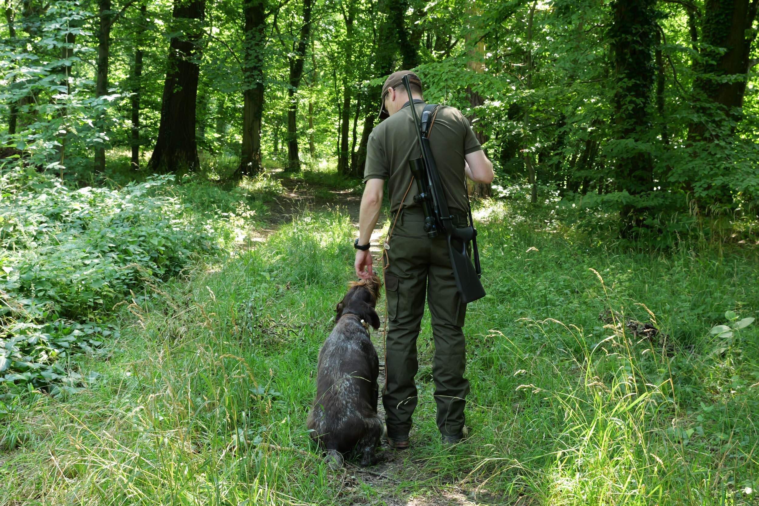 Hubertus Outdoorhose OS 50 Membran Blattschuss (oliv/braun)