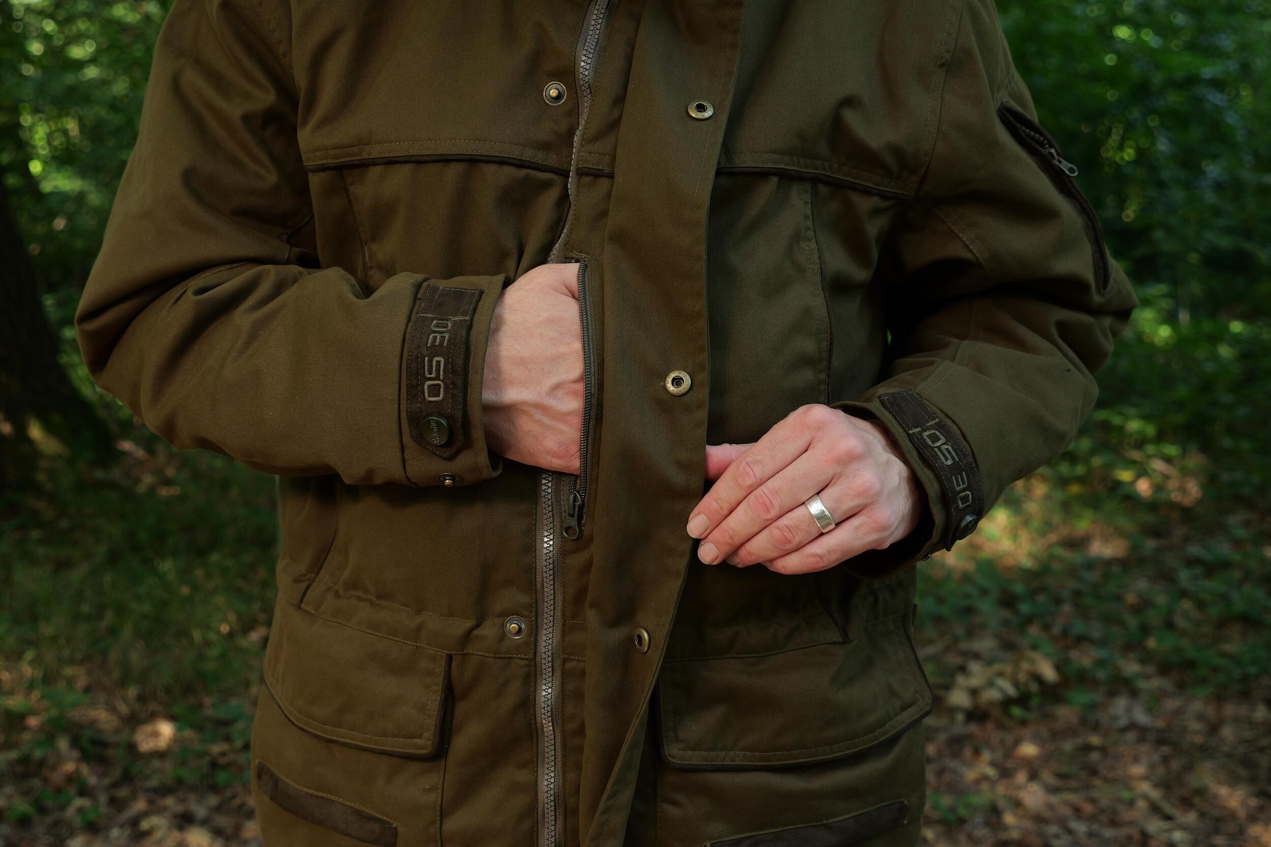 Hubertus Outdoorjacke OS 30 Membrane (oliv)
