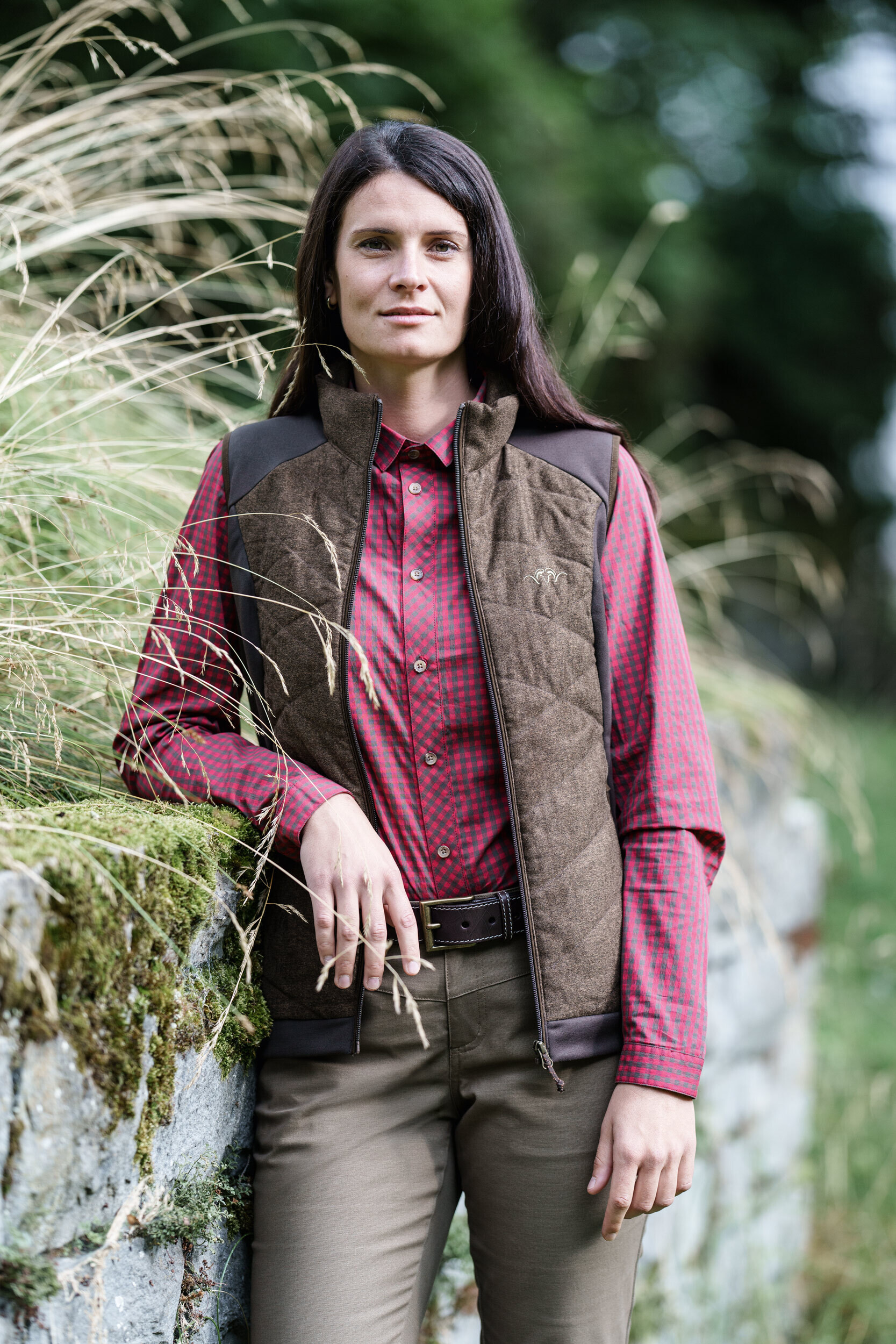 Blaser Damen-Fleeceweste Kora (dunkelbraun)