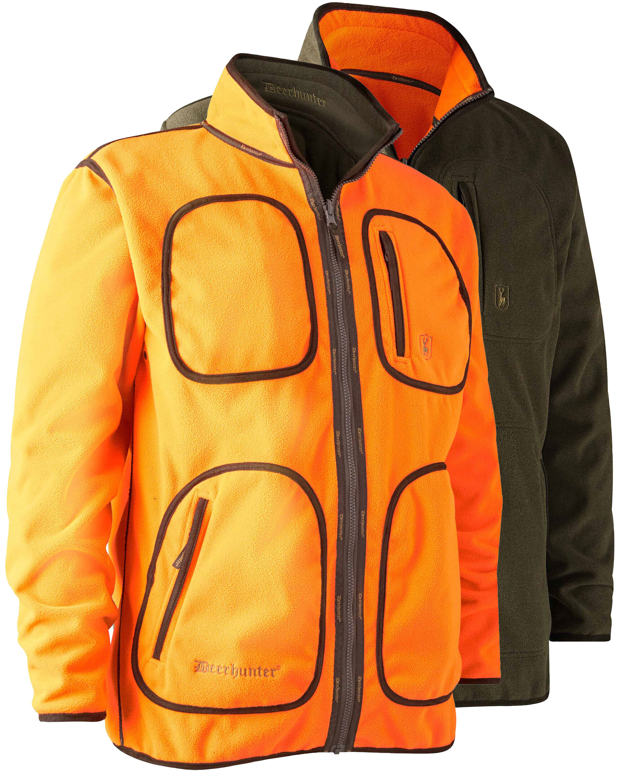 Deerhunter Gamekeeper Wende-Fleecejacke (Orange)