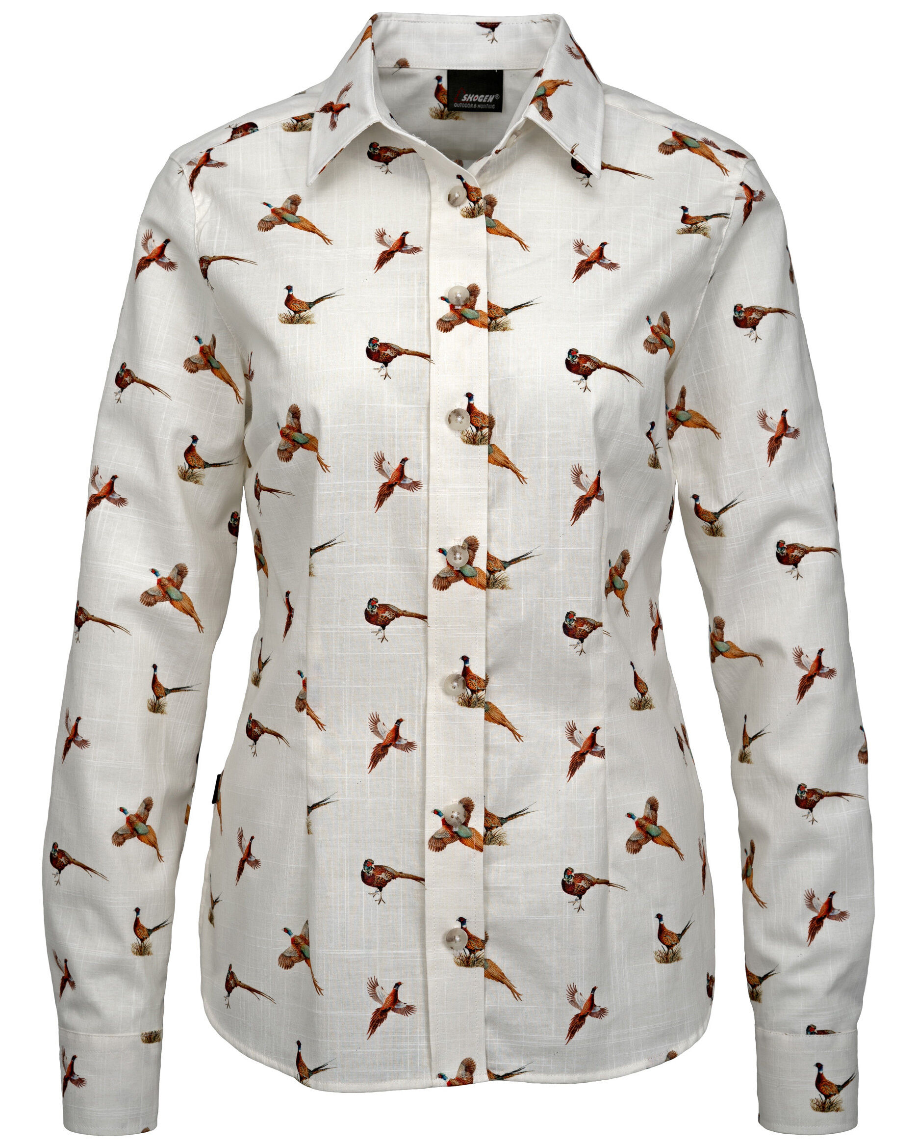 Skogen Bluse Fasan (weiß)