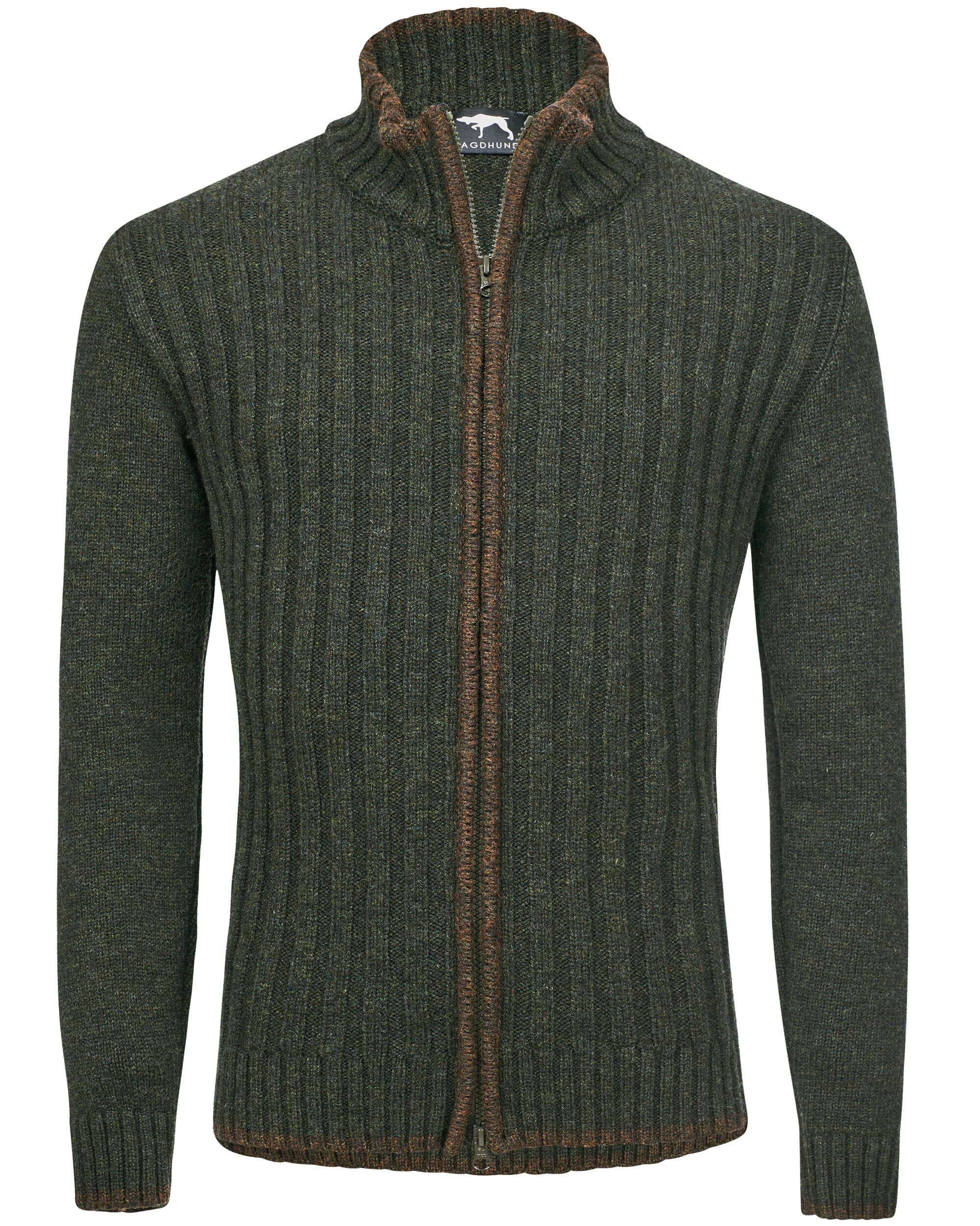 Jagdhund Strickjacke Kiesdorf (oliv)