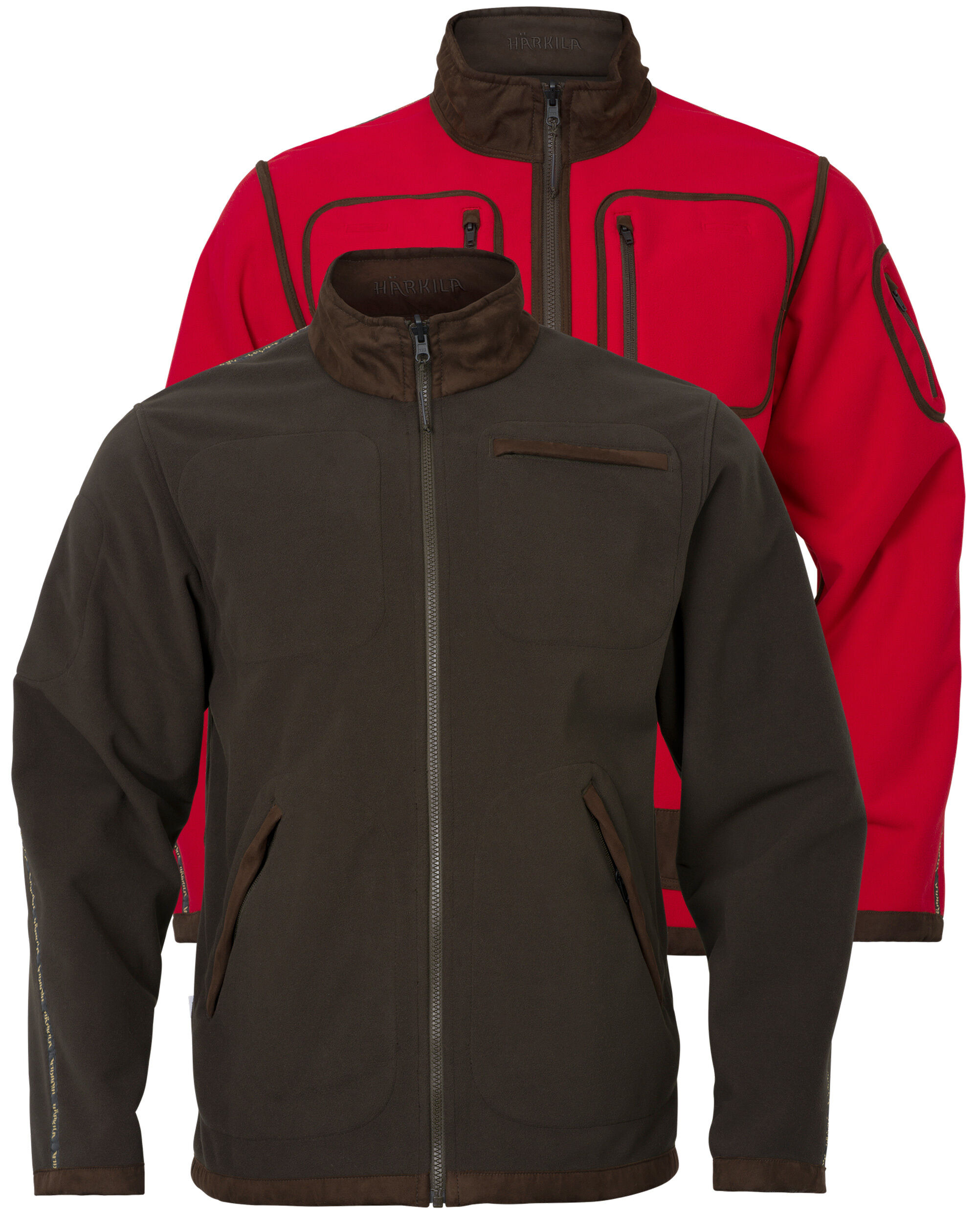 Härkila Kamko Regal Fleece-Wendejacke (Red/Brown)