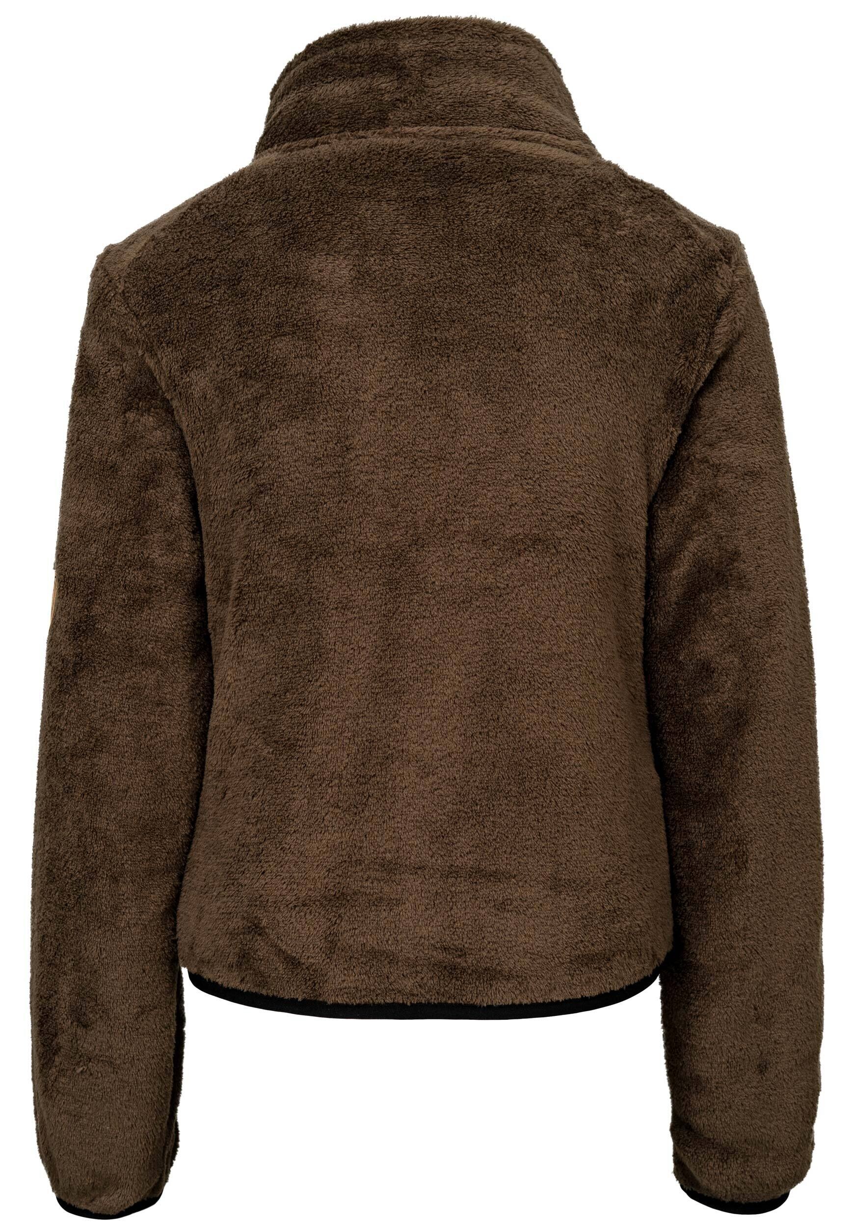 Hubertus Kinderjacke Pirin aus Coral-Fleece (ohne Kapuze) (dunkeloliv) Hubertus Kinderjacke Pirin aus Coral-Fleece (ohne Kapuze) (dunkeloliv)