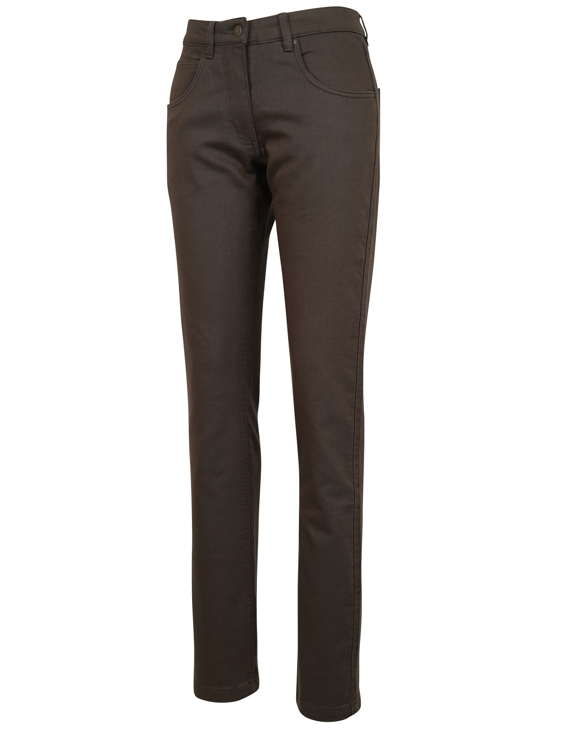 Hubertus Ladies Komfort-Stretchjeans Hanna (dunkeloliv)