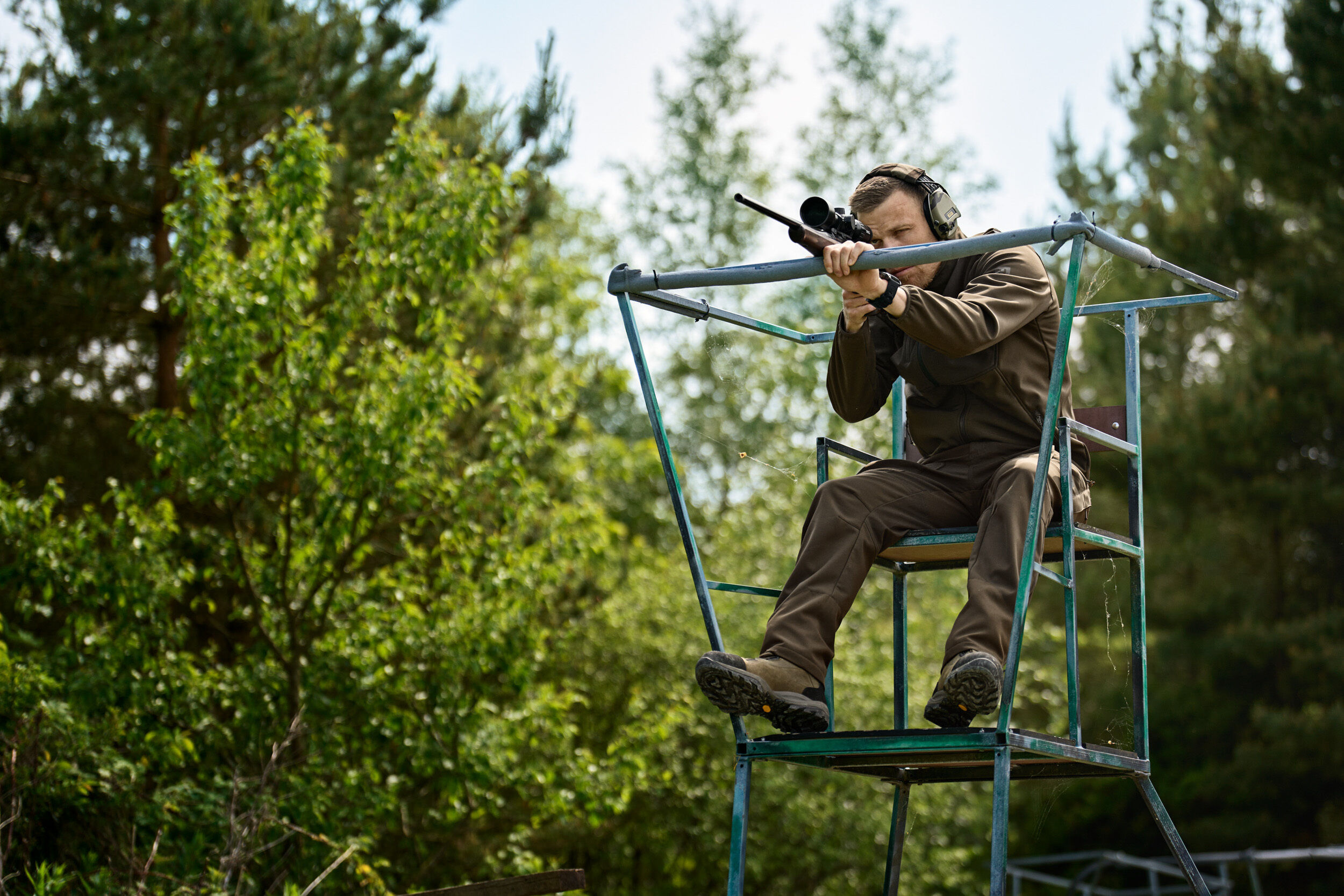 Härkila Scandinavian Softshelljacke (green/brown)