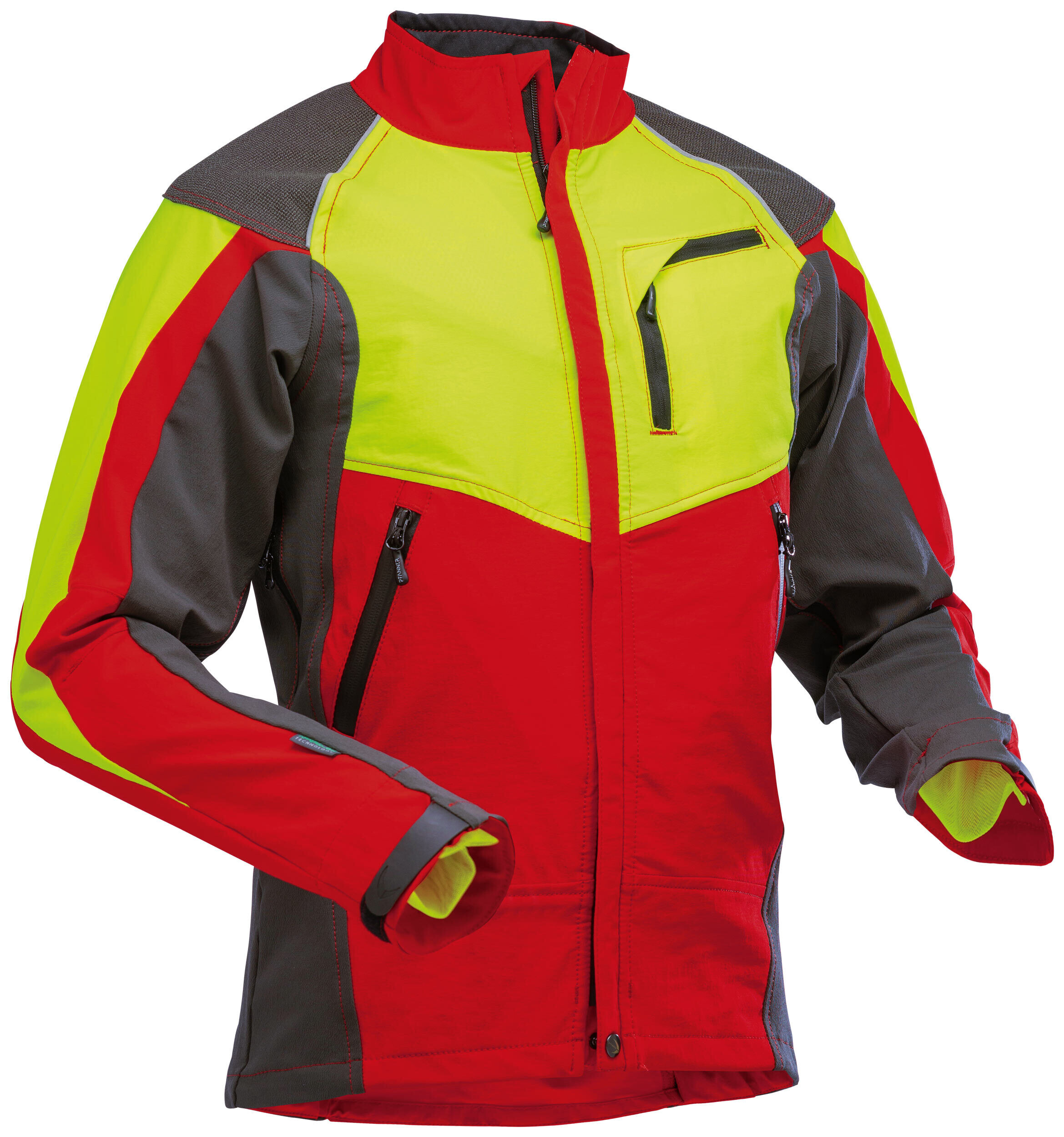 Pfanner Ventilation Jacke (rot-gelb)