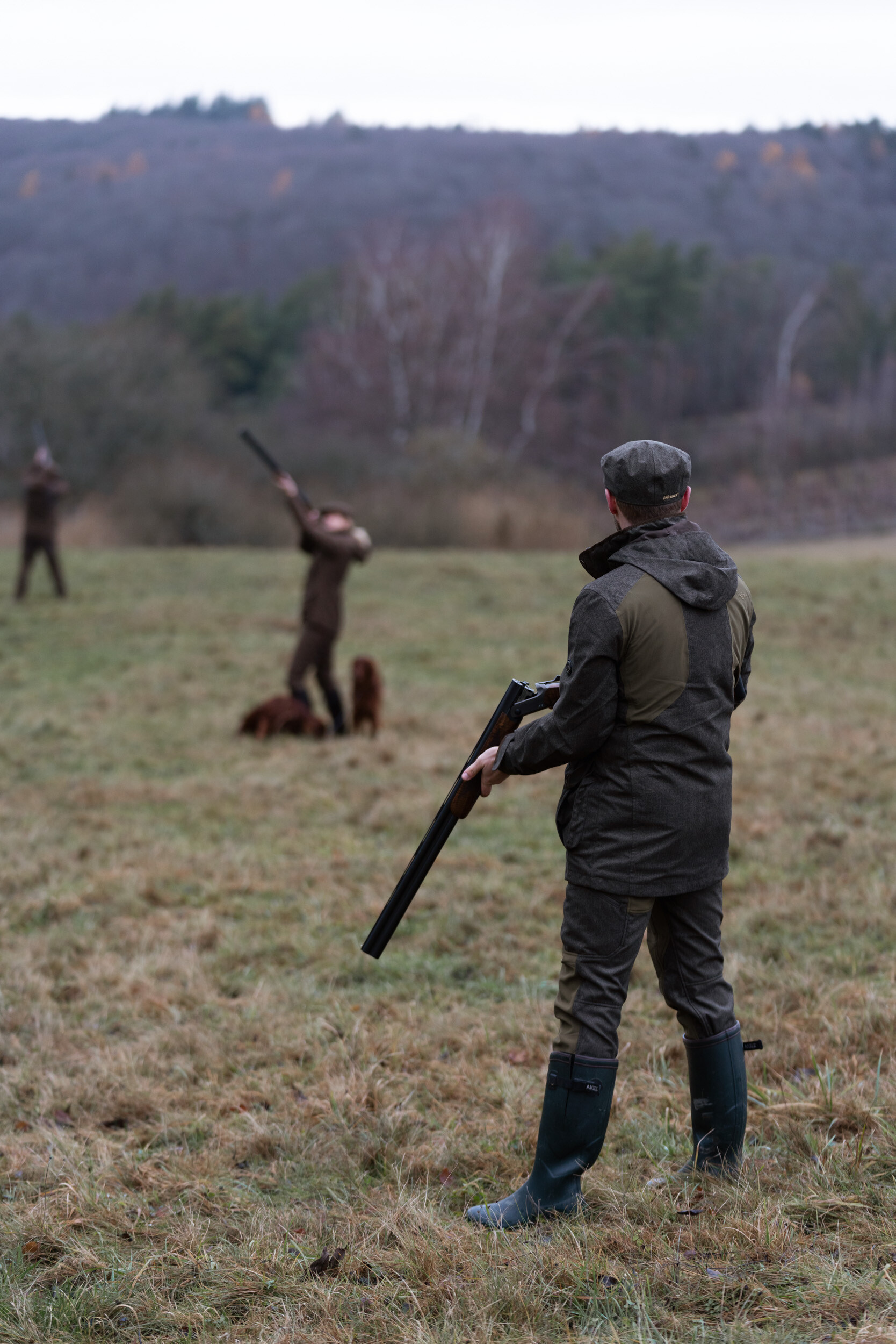 Blaser Vintage Whizz Softshellhose (olive mélange/schwarz)