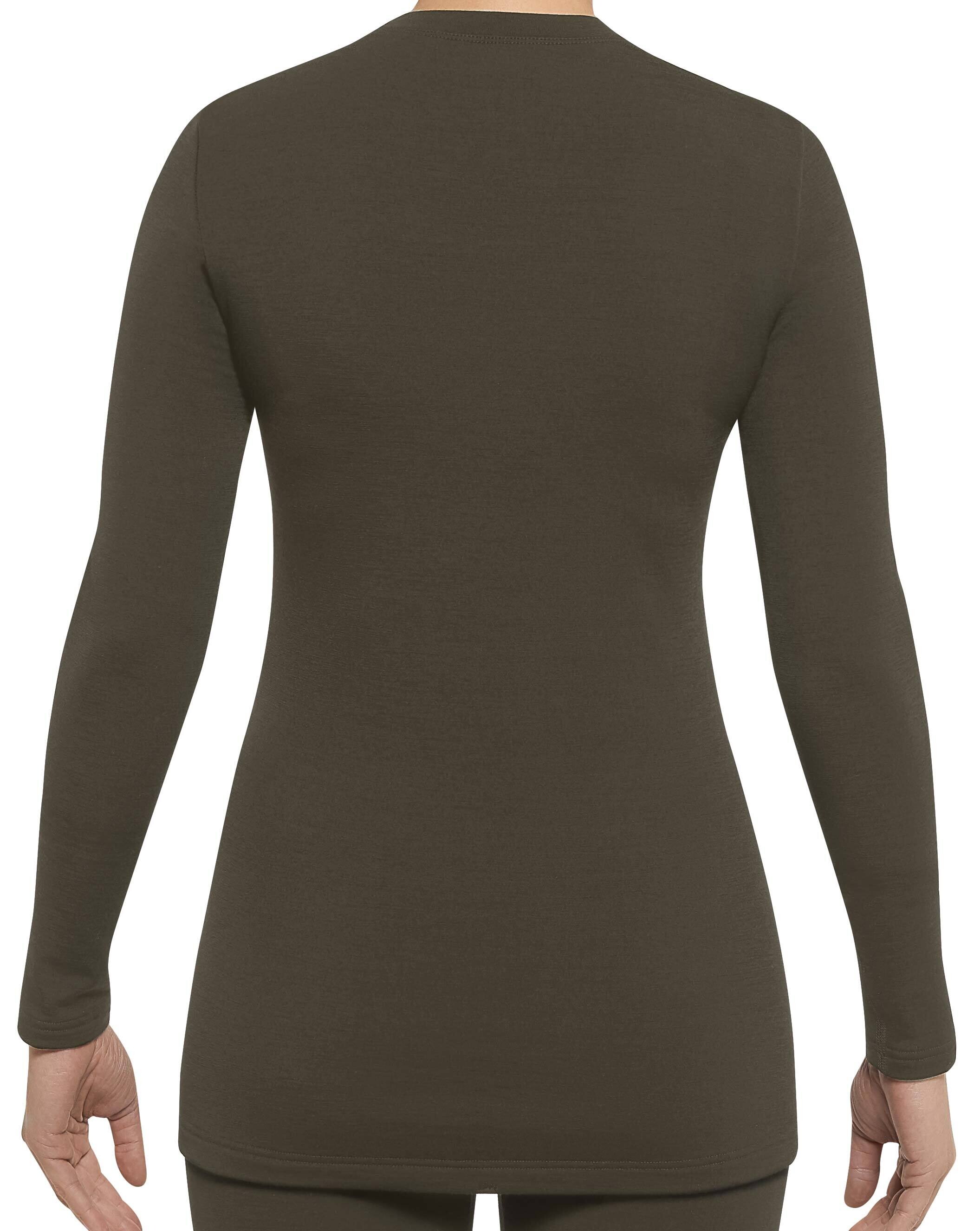 Thermowave Merinoshirt Arctic langarm Damen (grün)