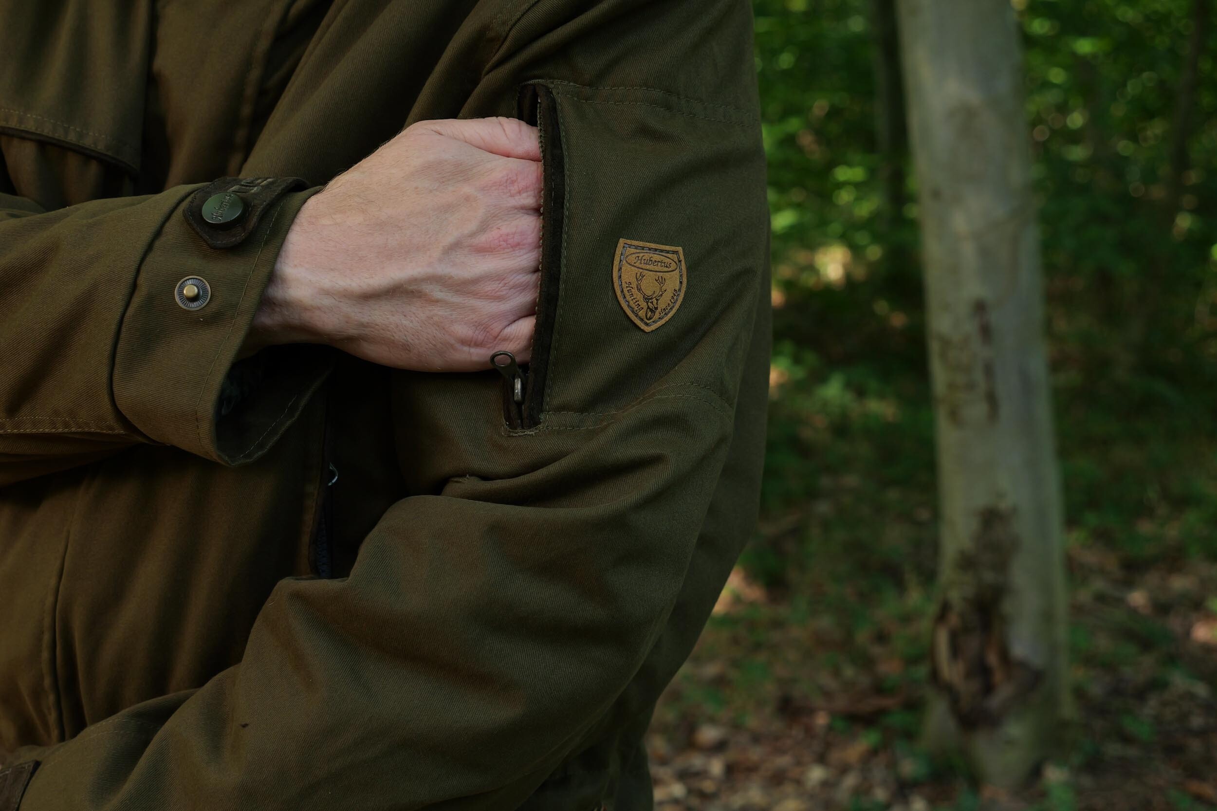 Hubertus Outdoorjacke OS 30 Membrane (oliv)