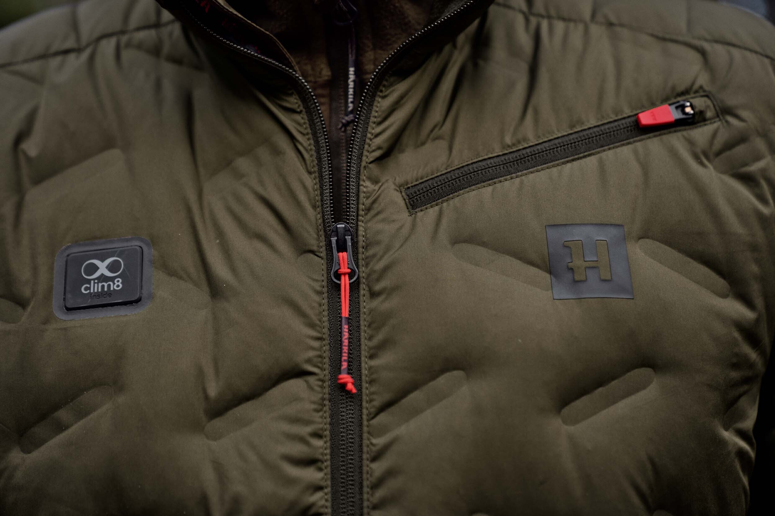 Härkila clim8 Insulated Heizweste (Willow green)