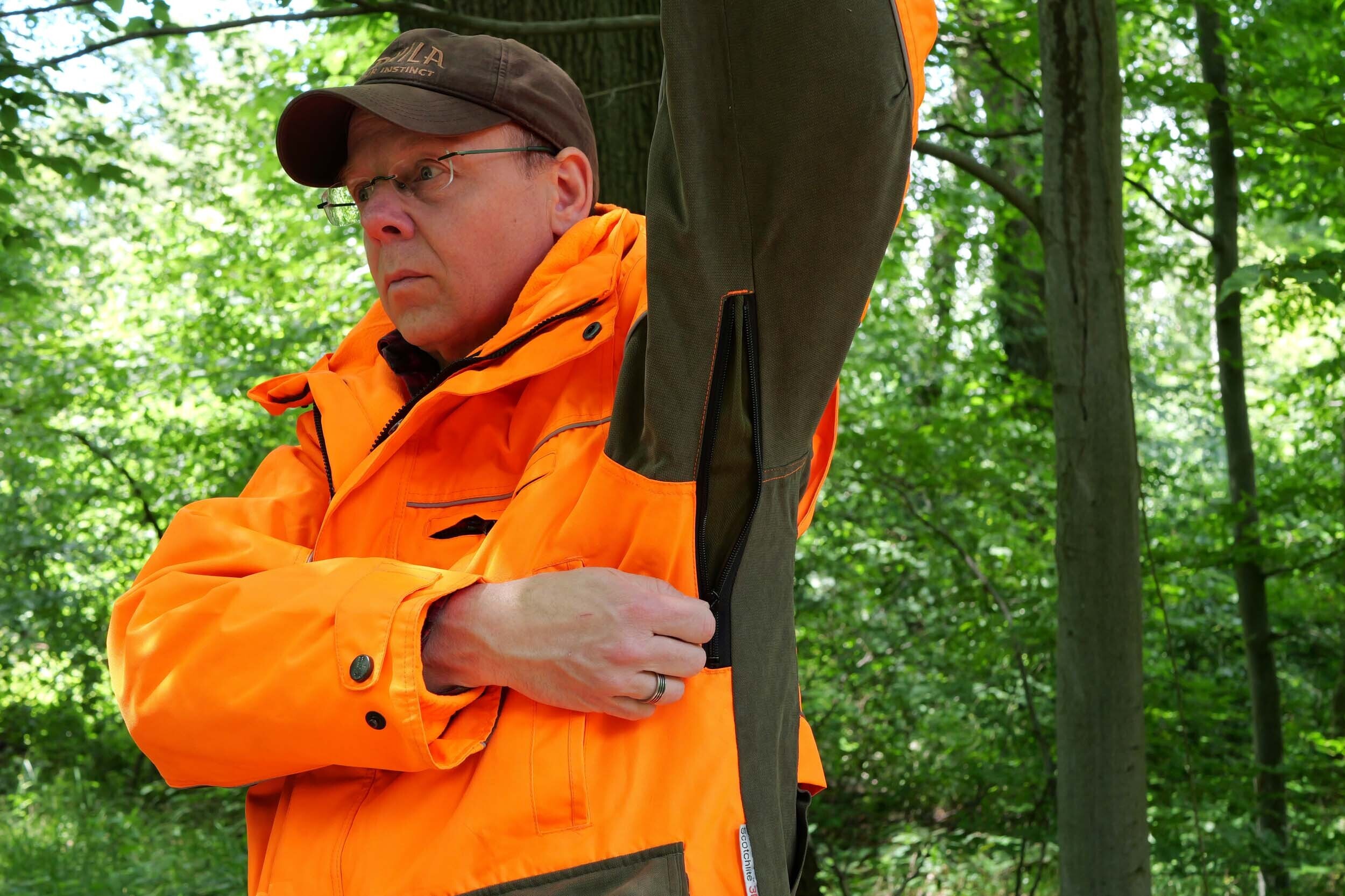 Hubertus Dog Keeper Jacke (oliv/orange) Hubertus Dog Keeper Jacke (oliv/orange)
