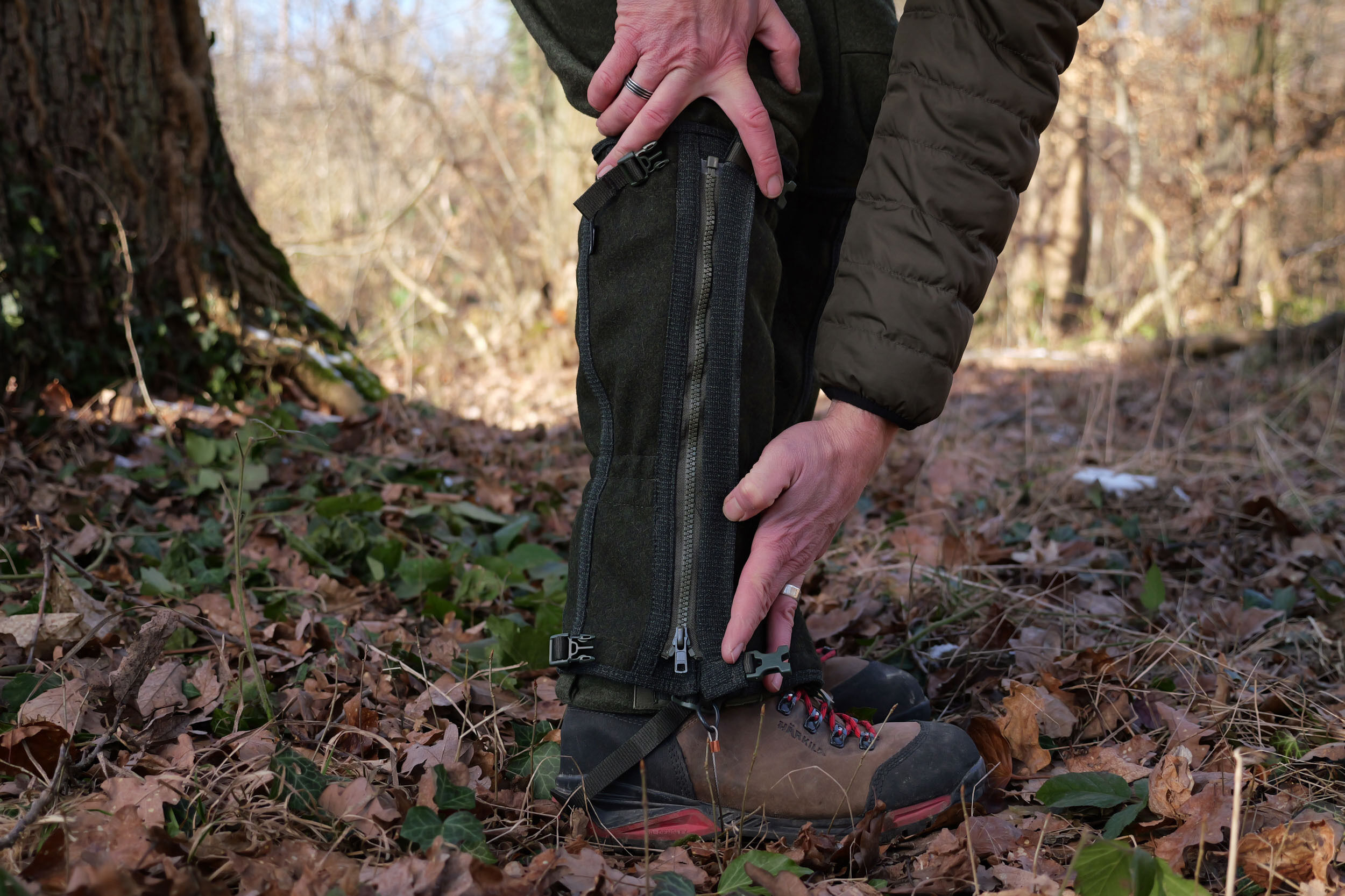 Jagdhund Lodengamaschen Schladminger (oliv)